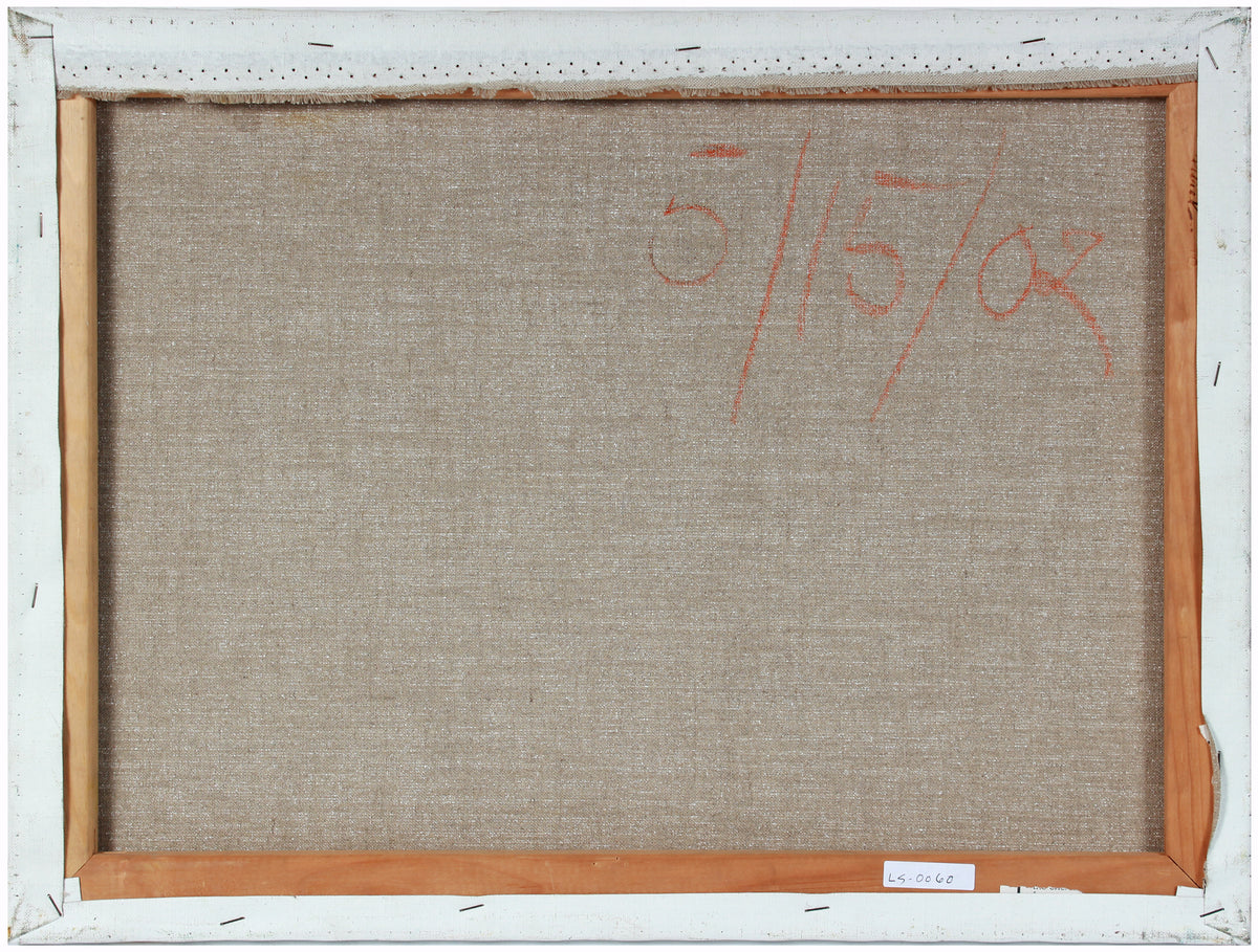 Charming Tree-Lined Path <br>2002 Oil Scene <br><br>#A8266