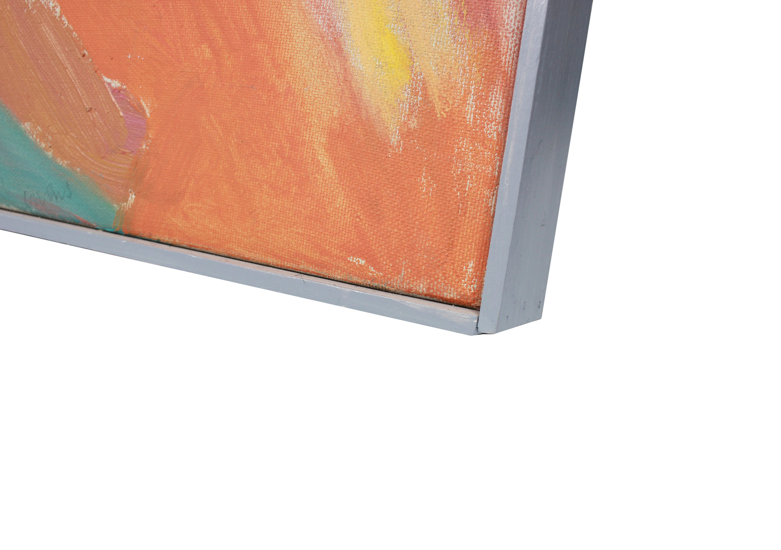 <i>Creation</i> <br>1980s Oil Expressionist Abstract <br><br>#A8276