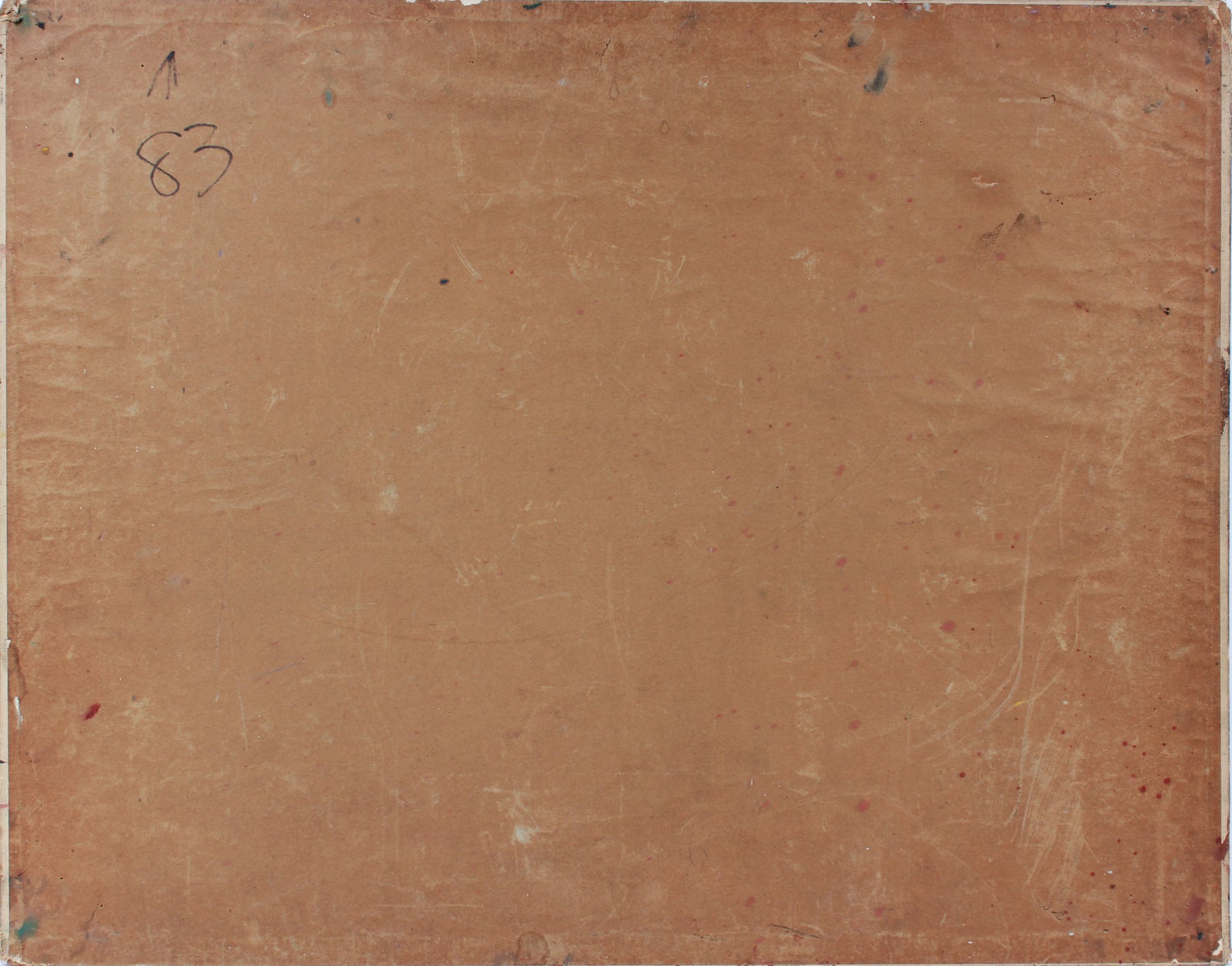 Reclining Abstracted Nude <br>1983 Oil <br><br>#A8539