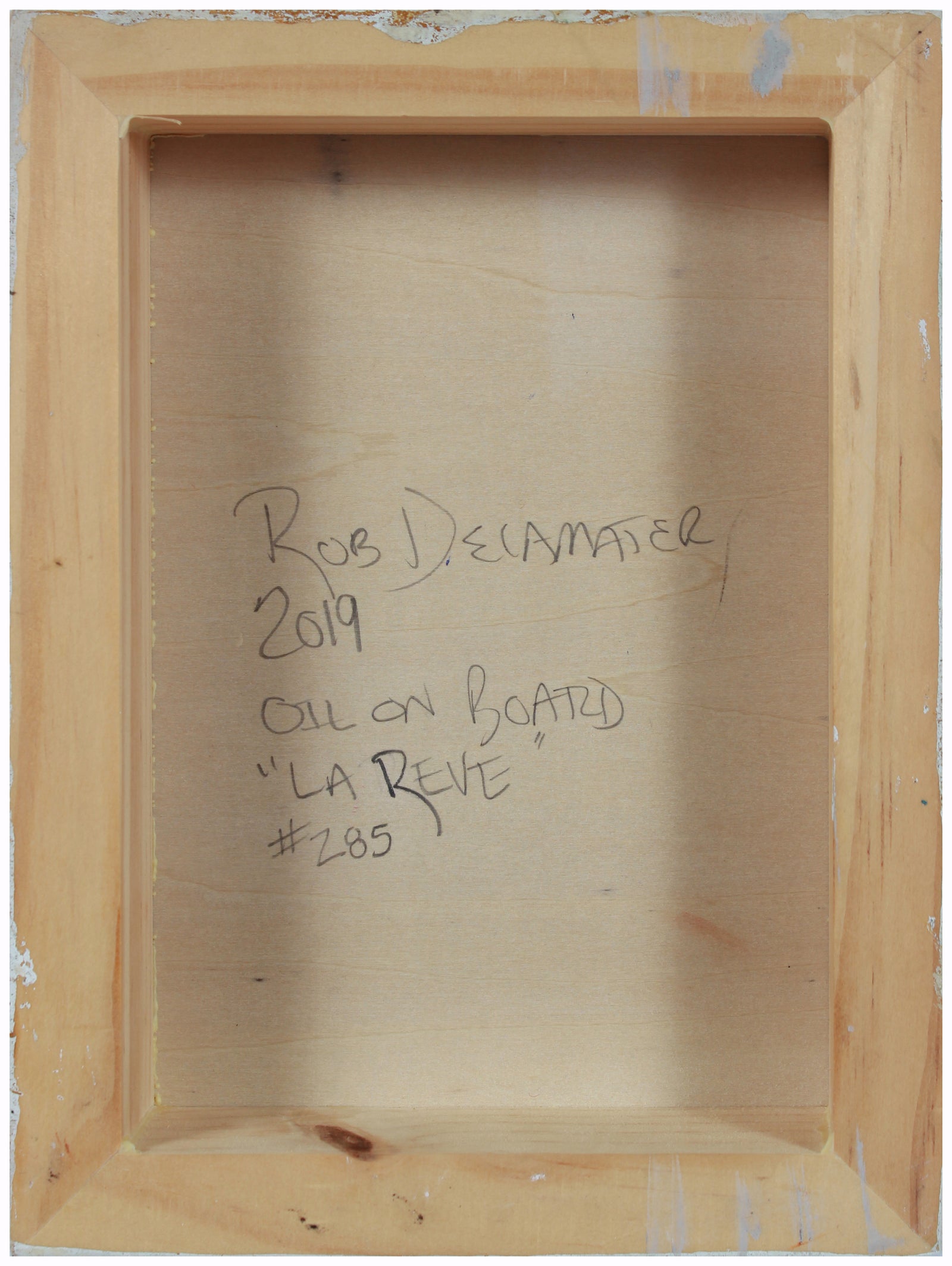 <i>La Reve</i> <br>2019 Oil & Collage <br><br>#A8640