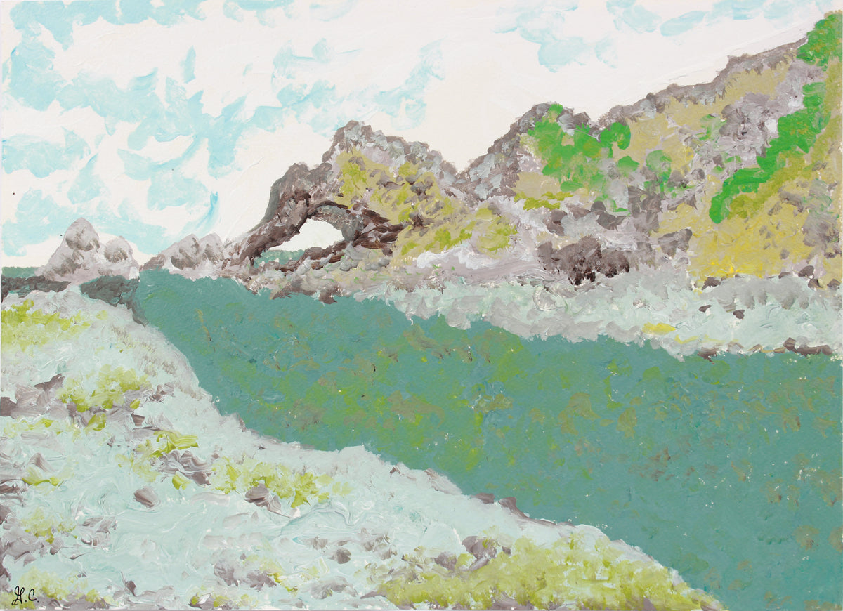 <i>Navarro Beach</i> <br>2019 Acrylic <br><br>#A8684