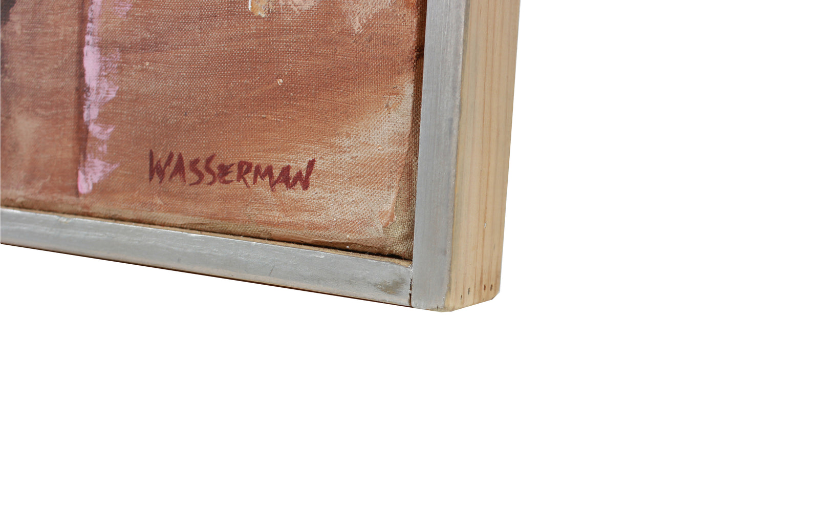 Cubist Deconstructed Still Life Scene <br>Mid Century Oil <br><br>#A8789