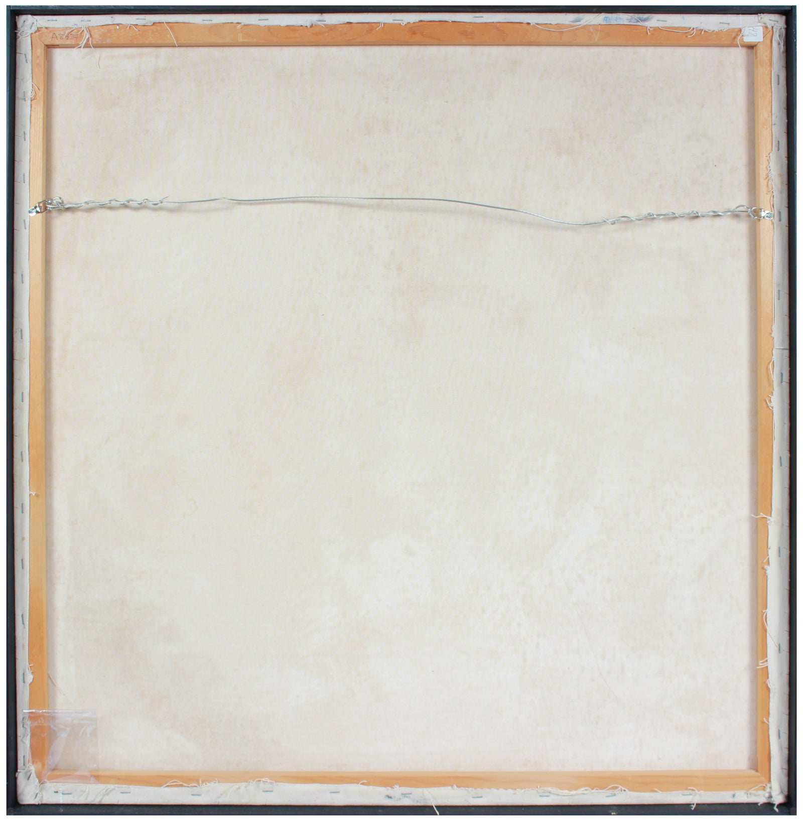 Abstract Squares & Rectangles - Pastel Study <br>Mid Century Oil <br><br>#A8807