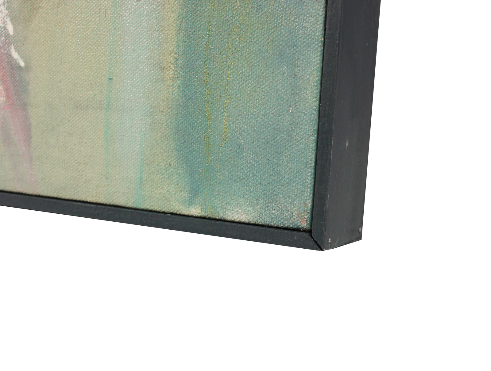 Abstracted Standing Female Figure <br>Mid-Late 20th Century Oil <br><br>#A8903