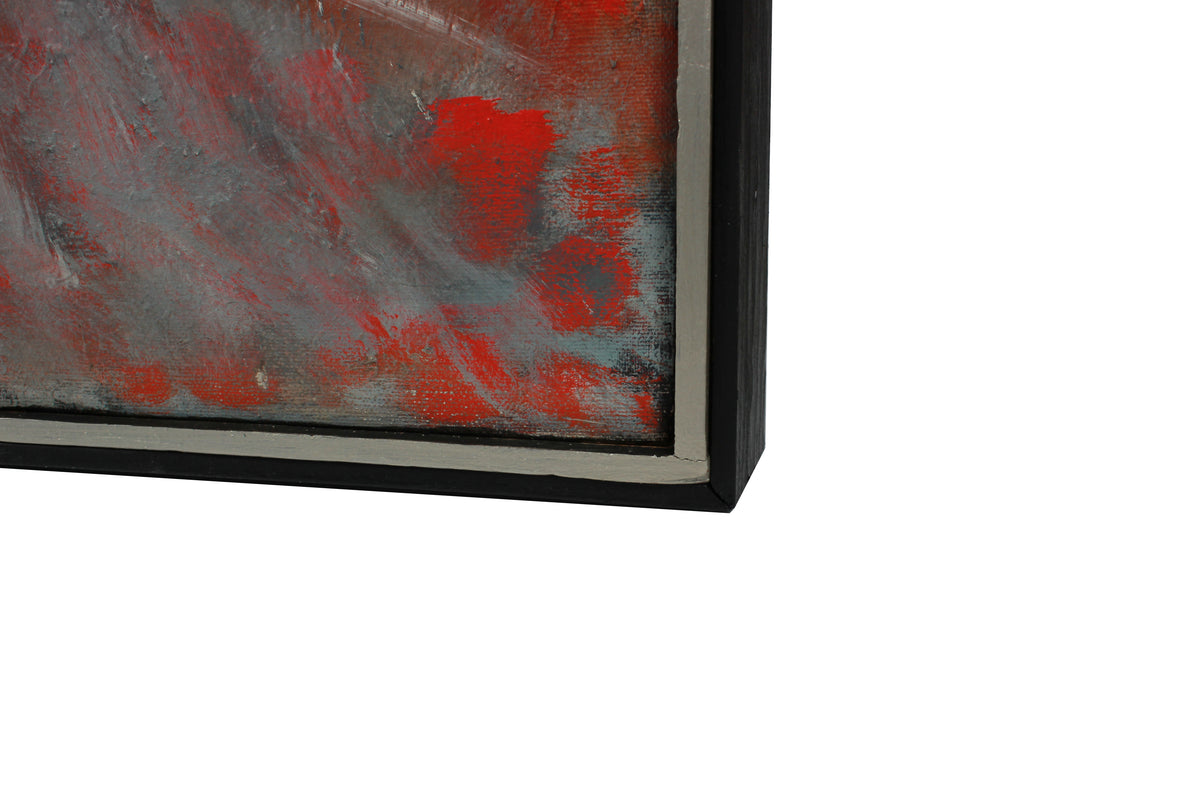 Modernist Large-Scale Abstract <br>1981 Oil <br><br>#A8933