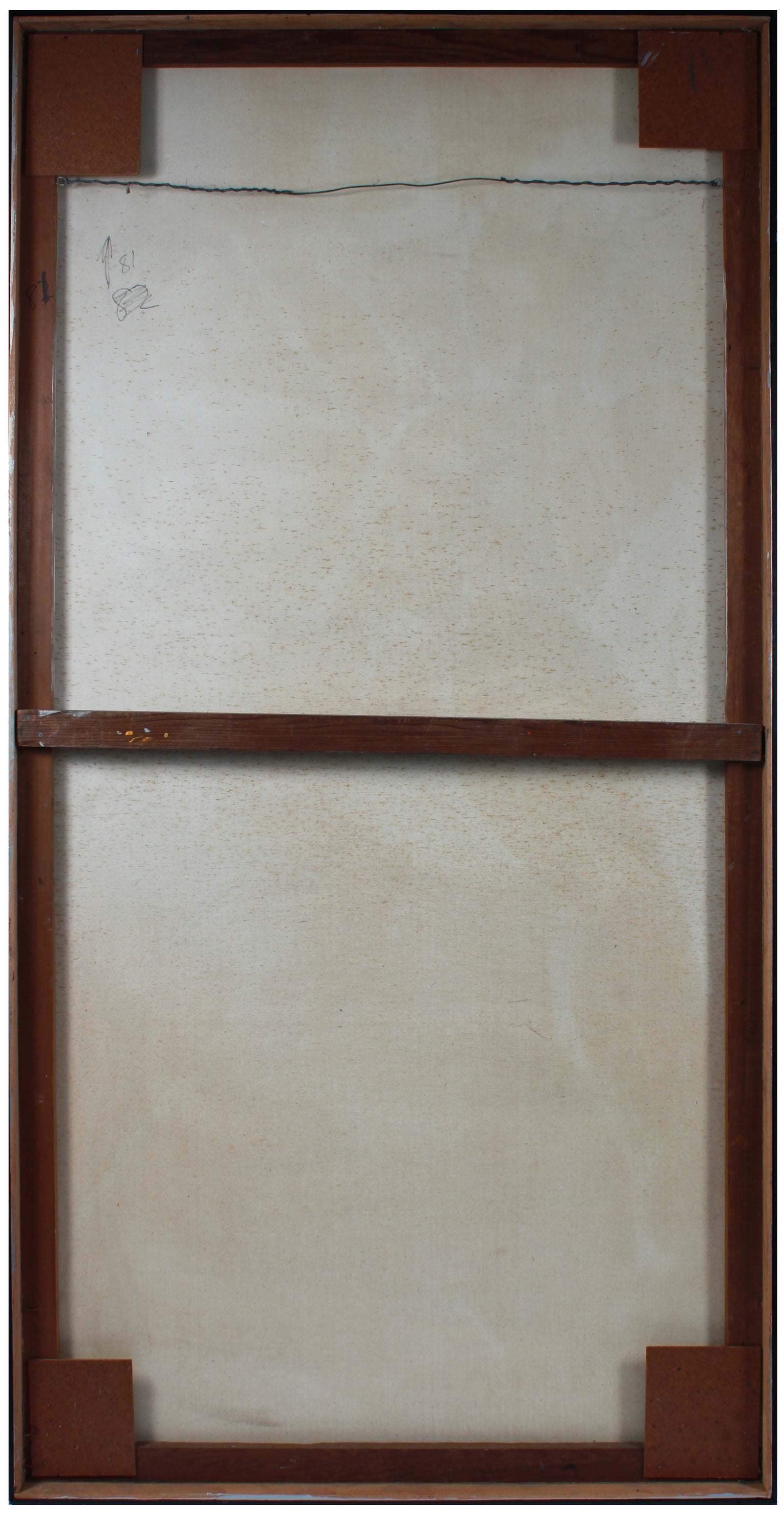 Modernist Large-Scale Abstract <br>1981 Oil <br><br>#A8933