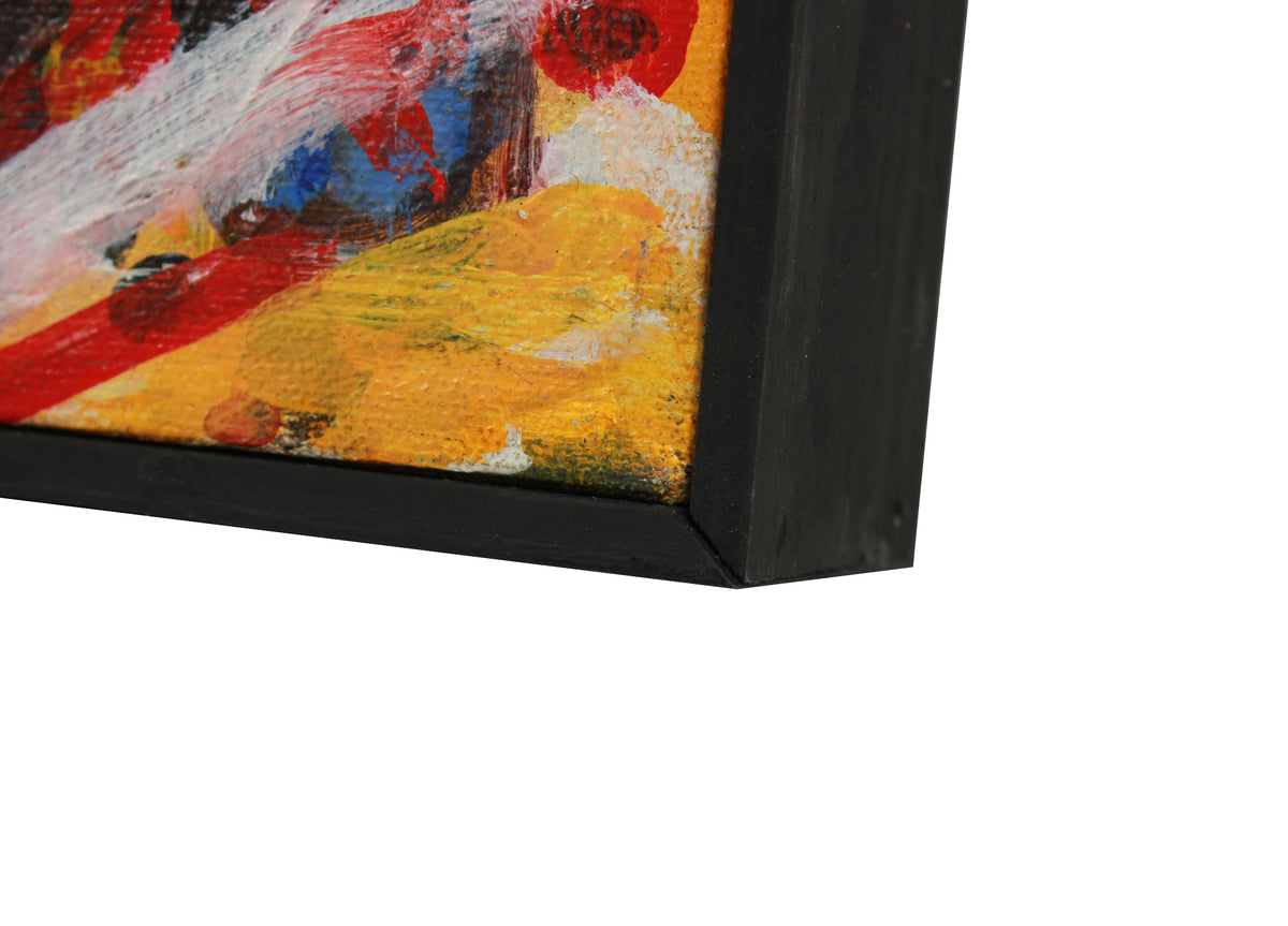 Frenetic Expressive Abstraction <br>Early 2000s Acrylic <br><br>#A8942