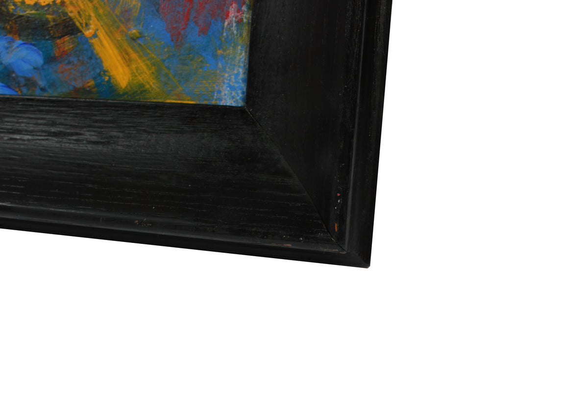 Expressive Abstract in Primary Colors <br>Early 2000s Acrylic <br><br>#A8950