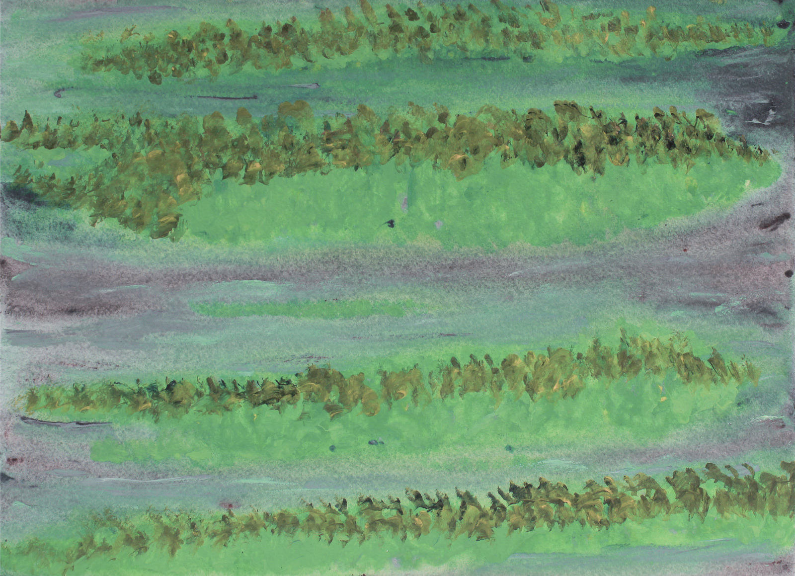 <i>Lake Pillsburg III</i>, Mendocino, CA <br>2019 Acrylic <br><br>#A9011