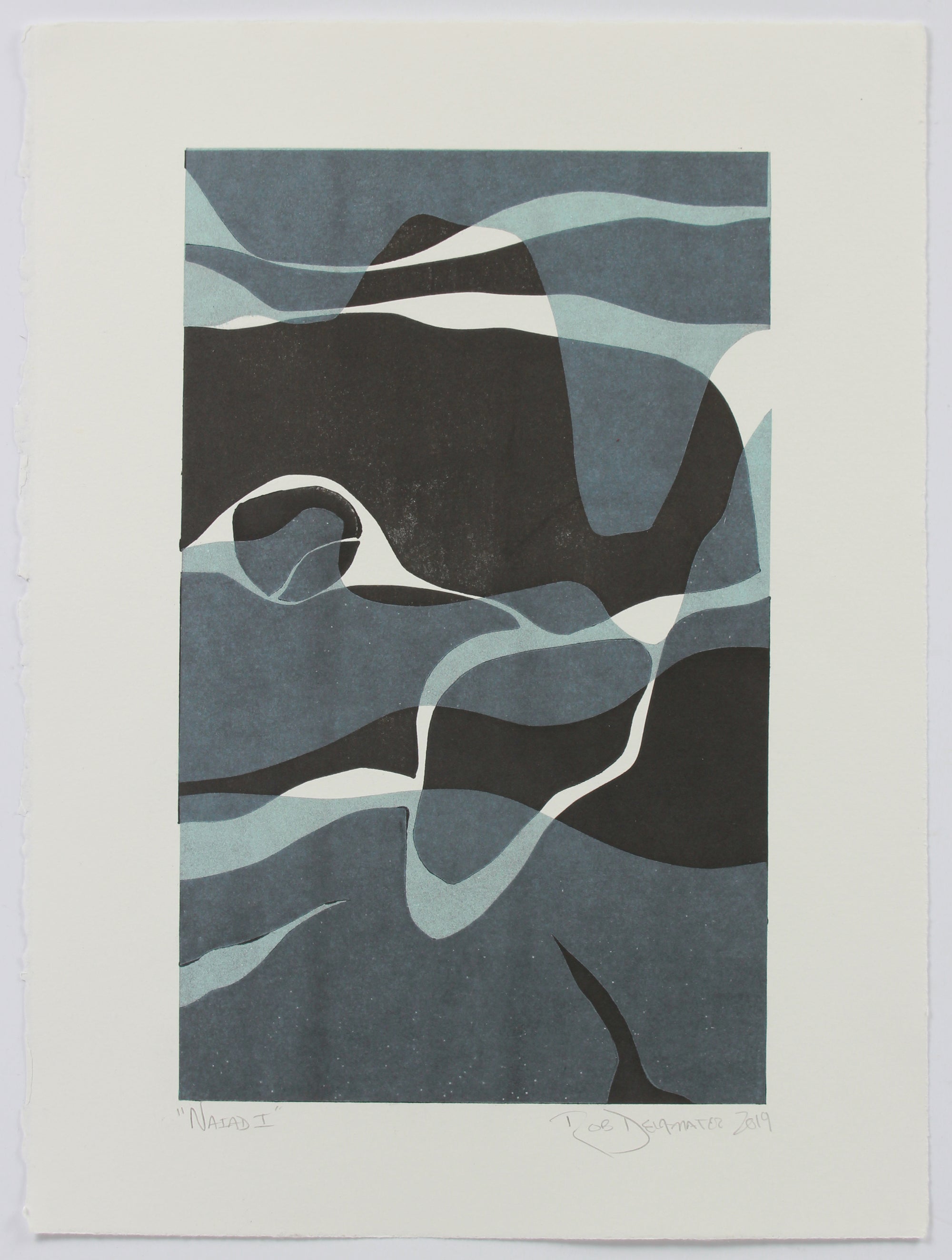 <i>Naiad I</i> <br>2019 Abstract Monotype <br><br>#A9078