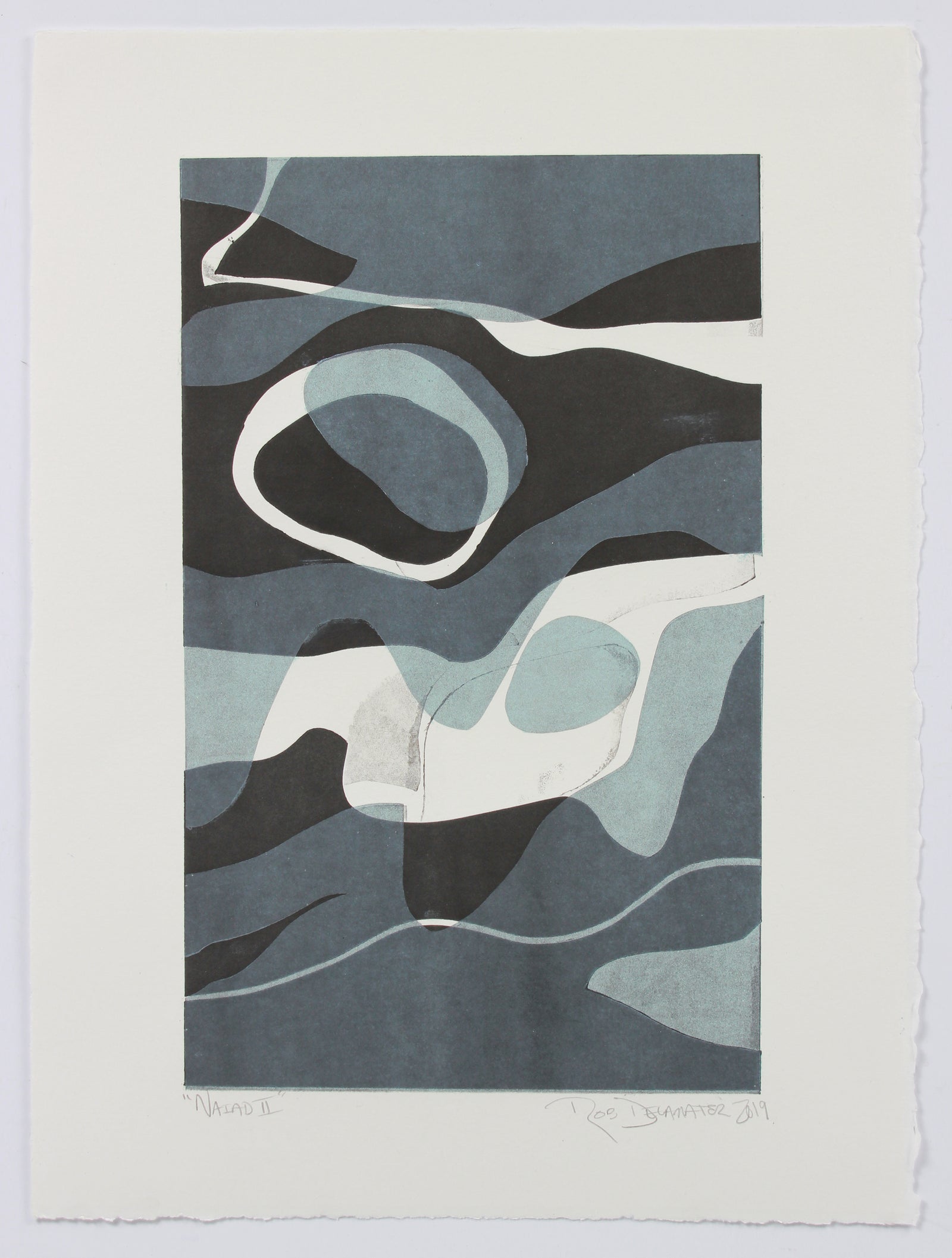 <i>Naiad II</i> <br>2019 Abstract Monotype <br><br>#A9079
