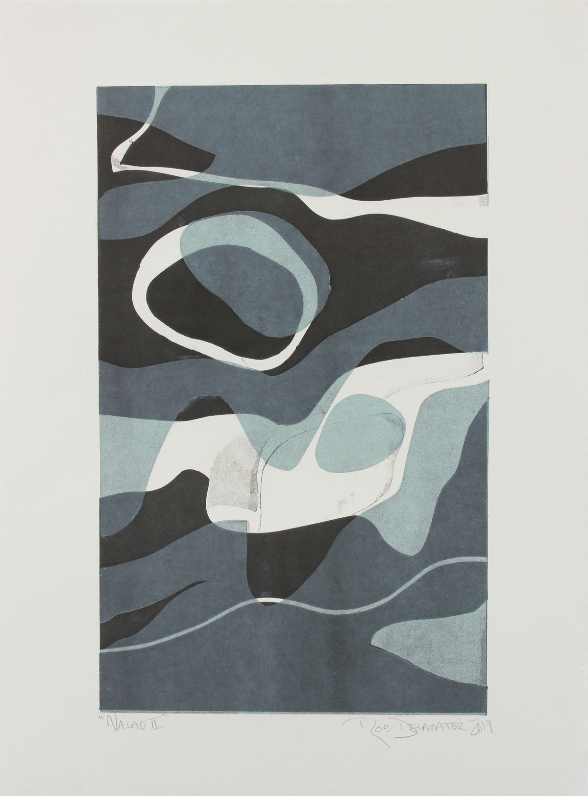 <i>Naiad II</i> <br>2019 Abstract Monotype <br><br>#A9079