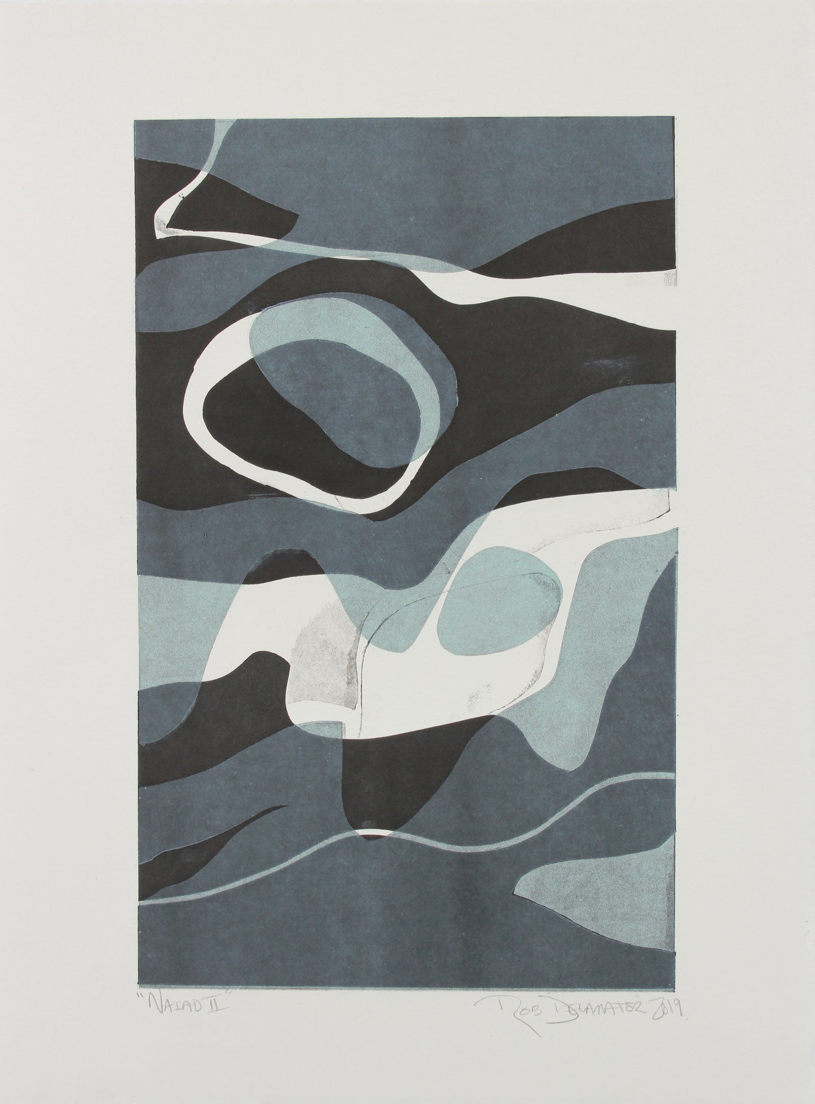 <i>Naiad II</i> <br>2019 Abstract Monotype <br><br>#A9079