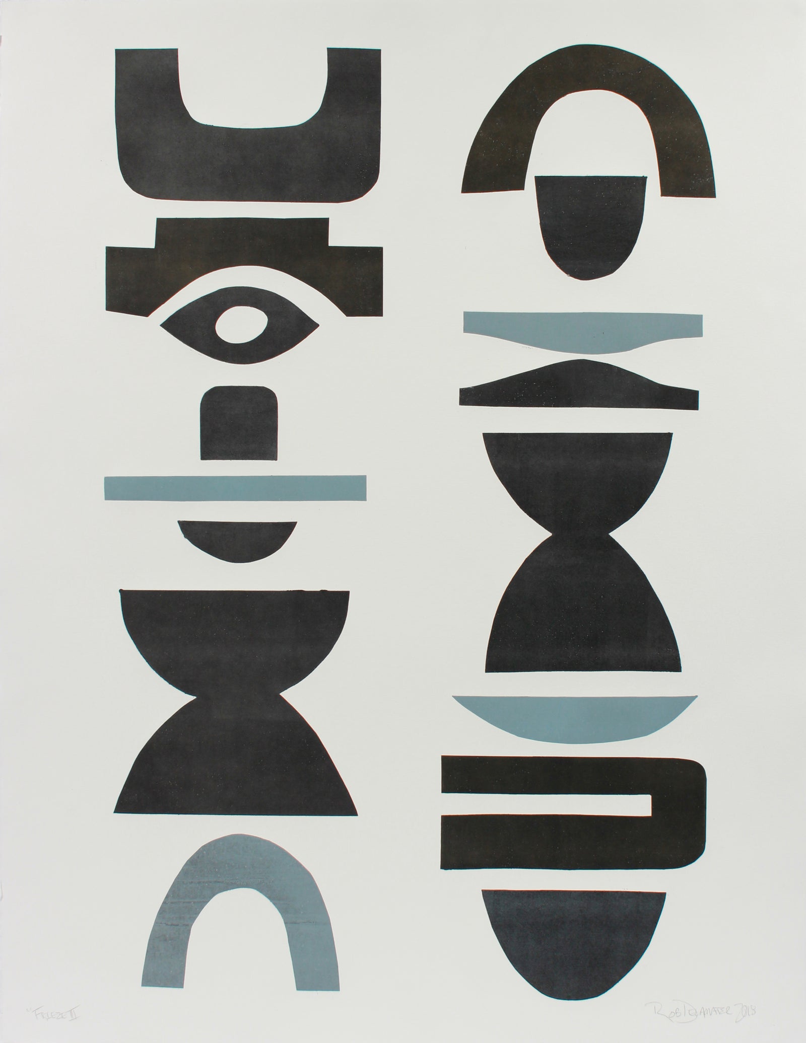 <i>Frieze III</i> <br>2018 Monotype <br><br>#A9087