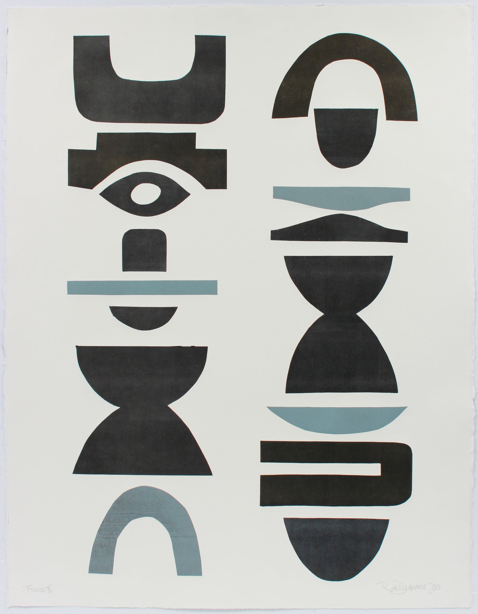 <i>Frieze III</i> <br>2018 Monotype <br><br>#A9087