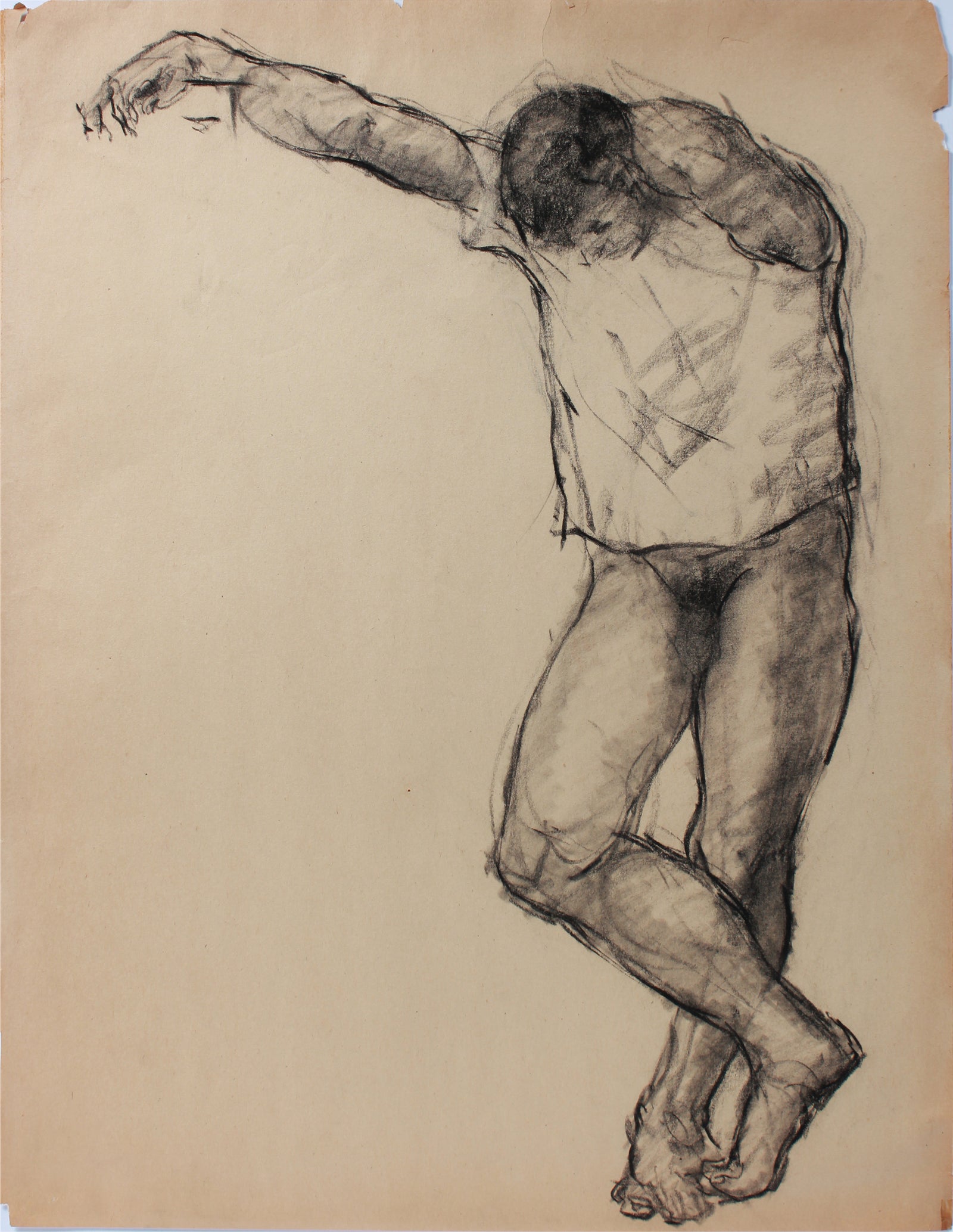 <i>Artist Students League</i> <br>1947 Charcoal <br><br>#A9126