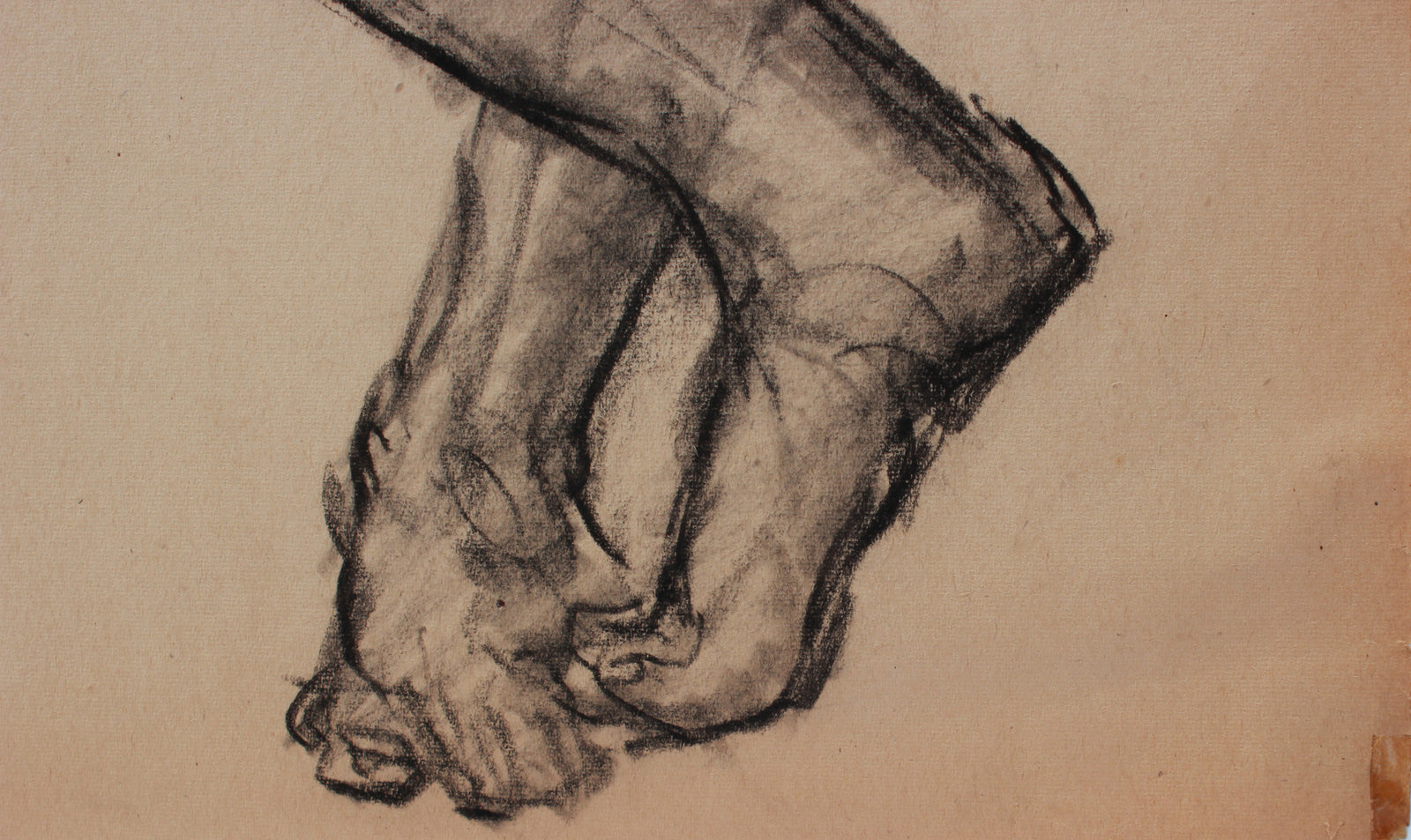 <i>Artist Students League</i> <br>1947 Charcoal <br><br>#A9126