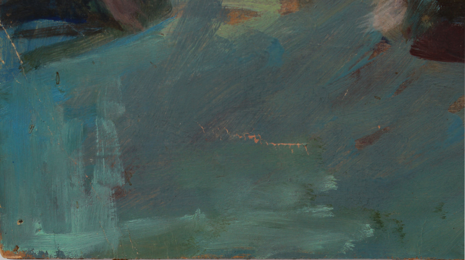 <i>Procession</i> <br>1960s Oil on Paper <br><br>#A9139