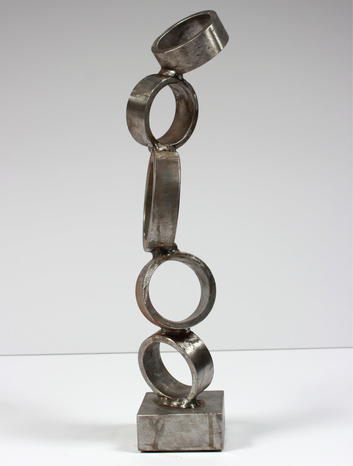 <i>Five Rings</i> <br>Welded Steel Sculpture <br><br>#A9175