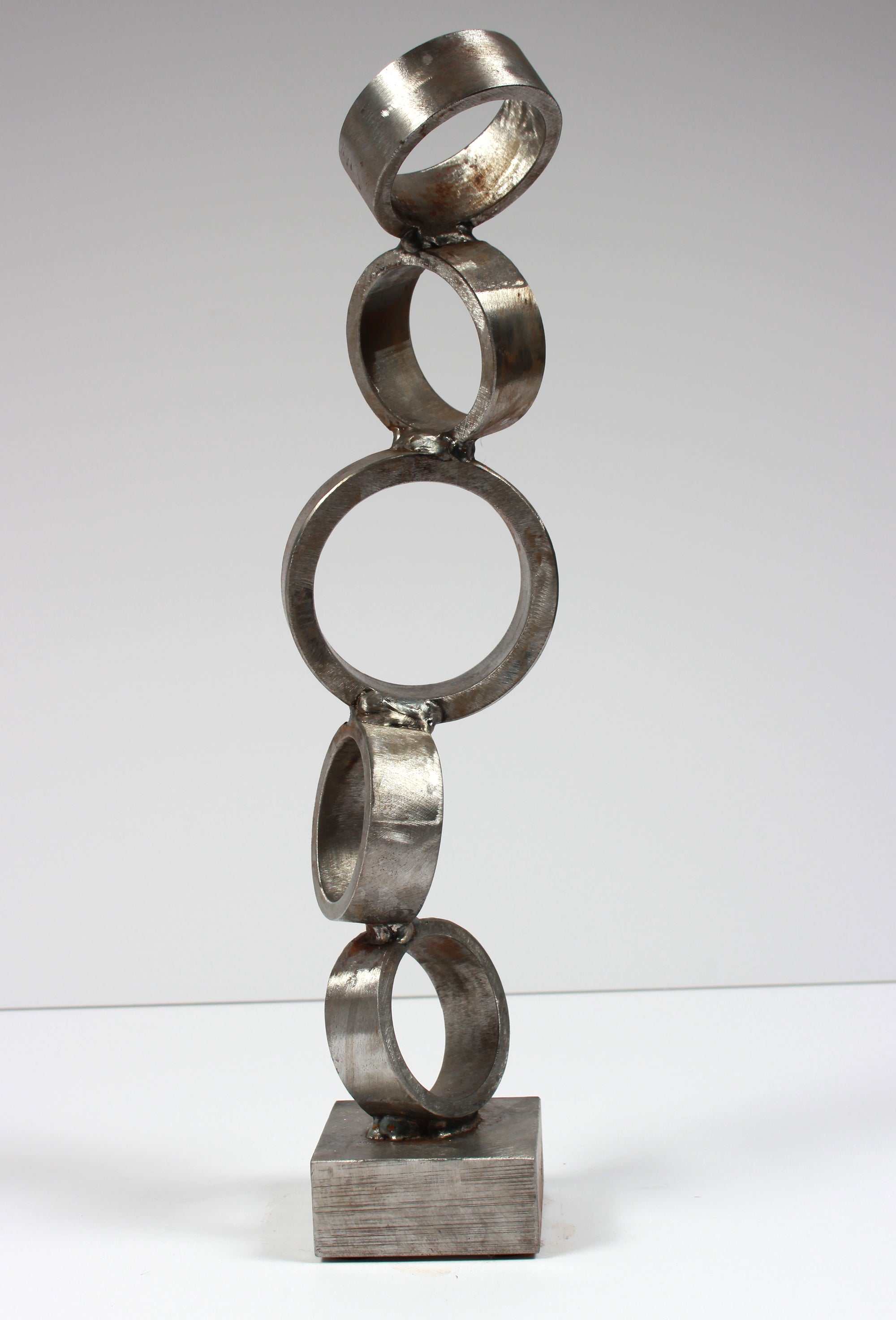 <i>Five Rings</i> <br>Welded Steel Sculpture <br><br>#A9175