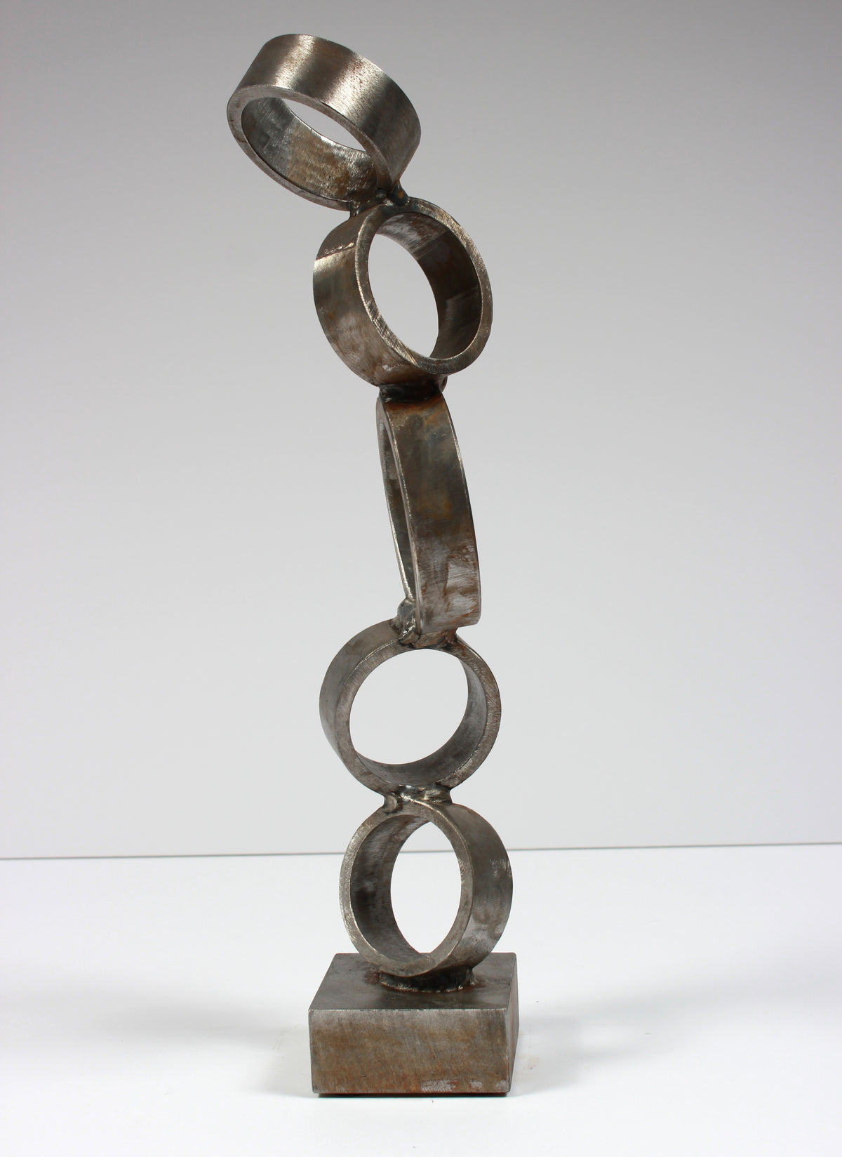 <i>Five Rings</i> <br>Welded Steel Sculpture <br><br>#A9175
