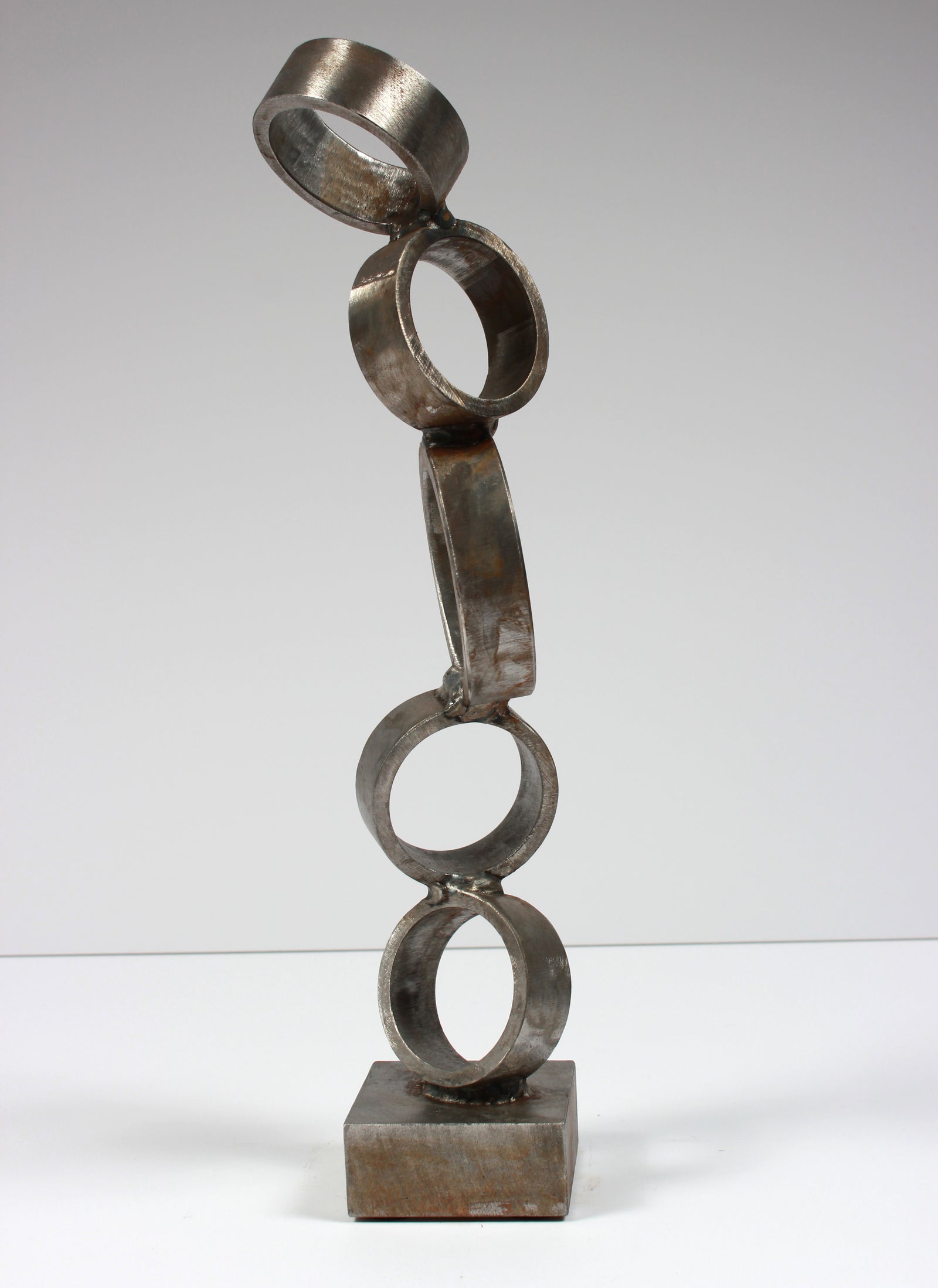 <i>Five Rings</i> <br>Welded Steel Sculpture <br><br>#A9175