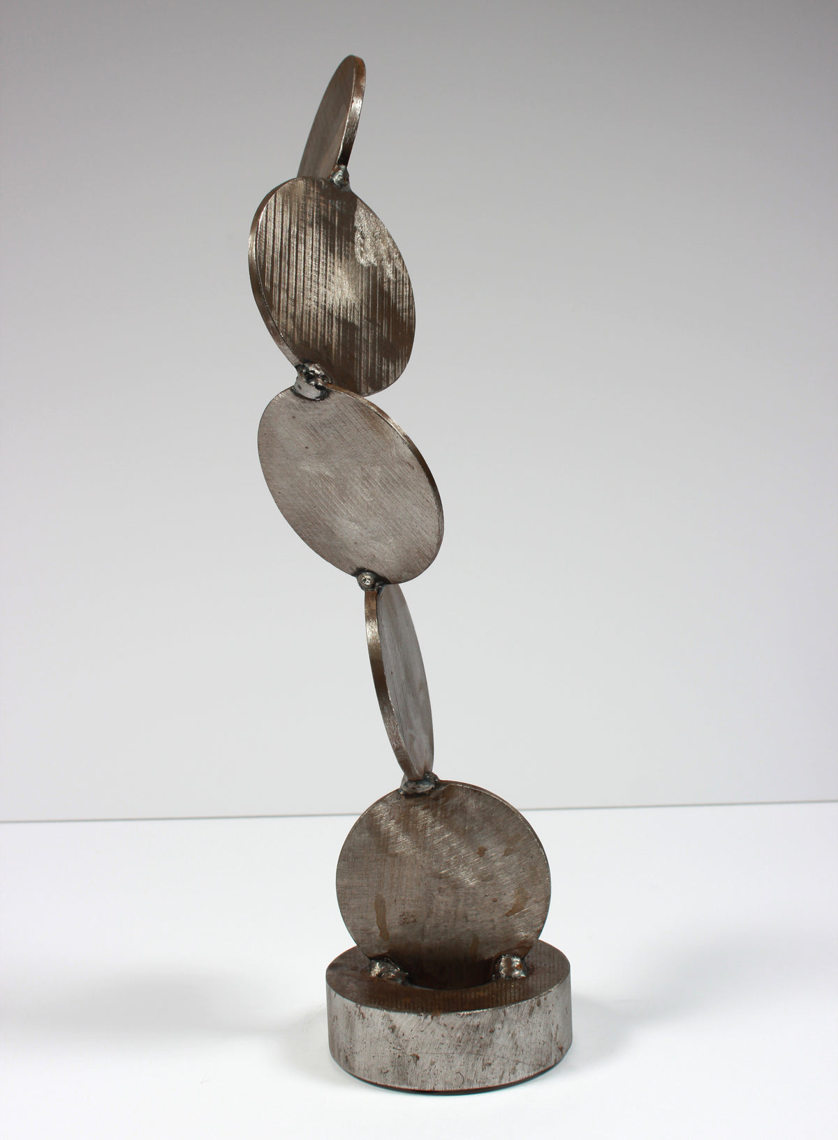 <i>Four Disks</i> <br>Welded Steel Sculpture <br><br>#A9182