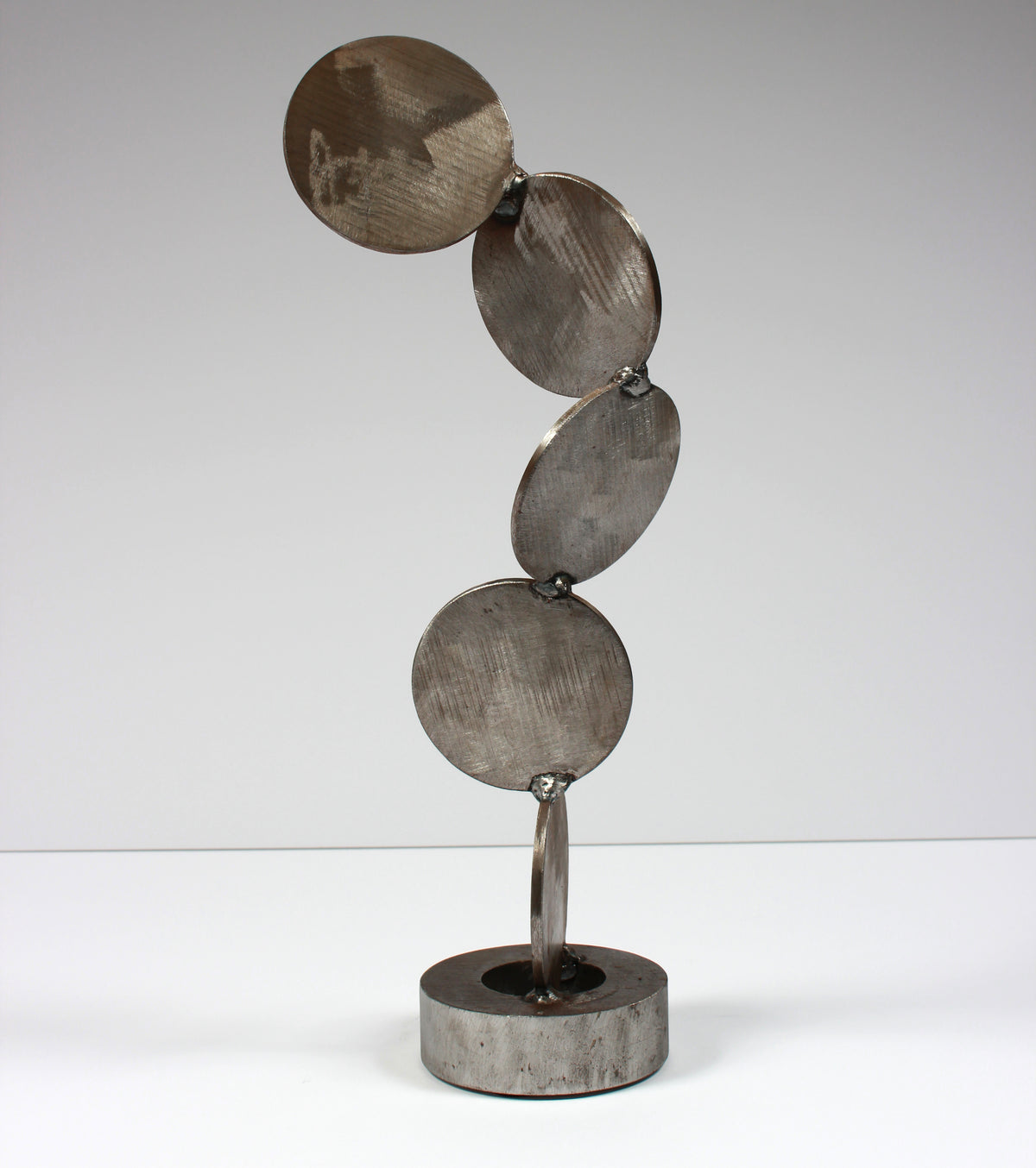 <i>Four Disks</i> <br>Welded Steel Sculpture <br><br>#A9182