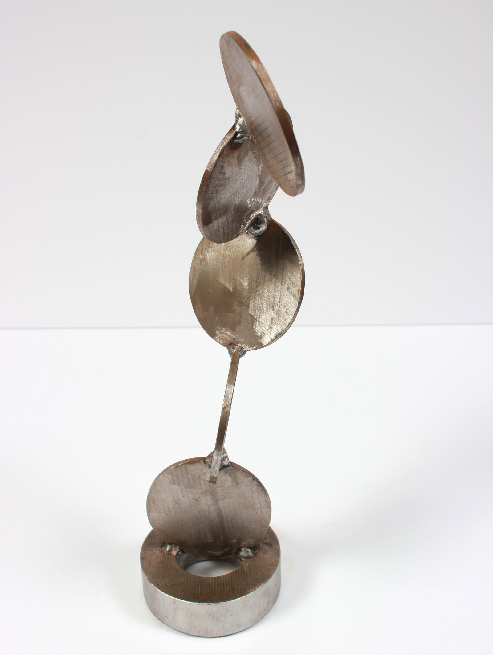 <i>Four Disks</i> <br>Welded Steel Sculpture <br><br>#A9182