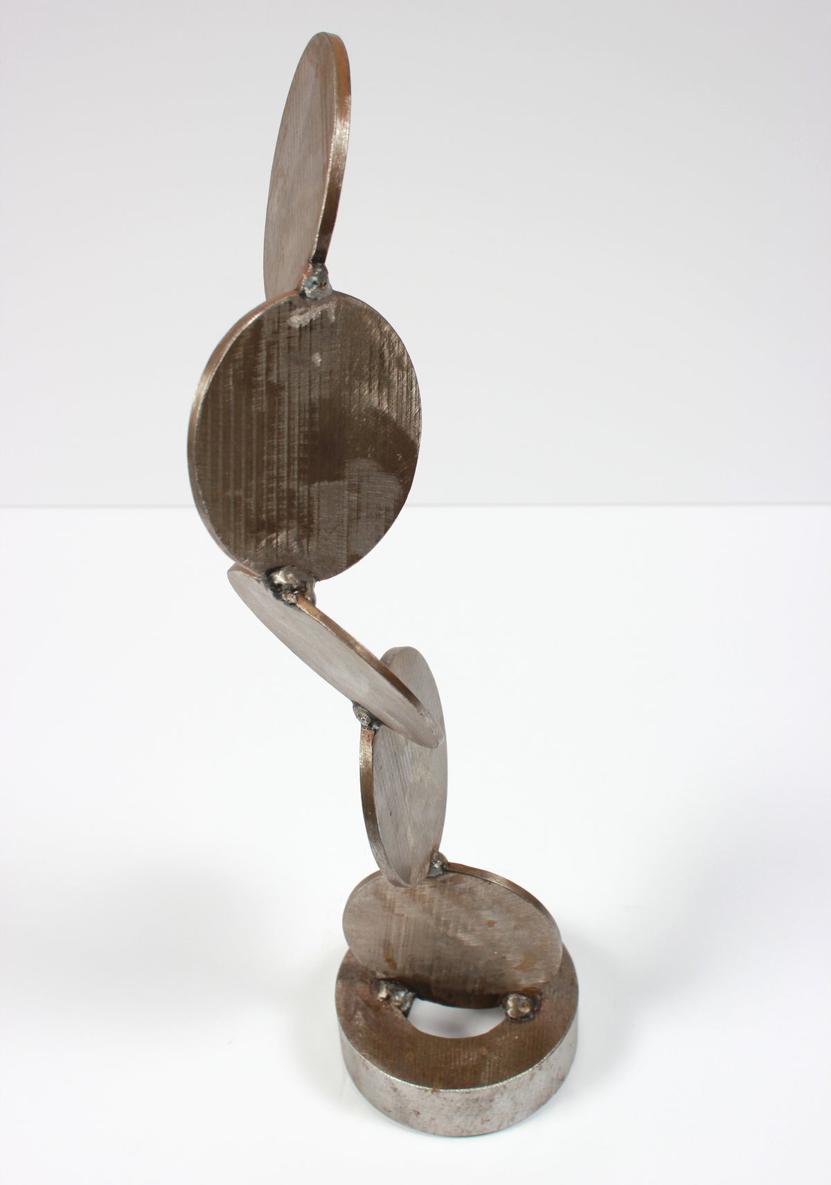 <i>Four Disks</i> <br>Welded Steel Sculpture <br><br>#A9182