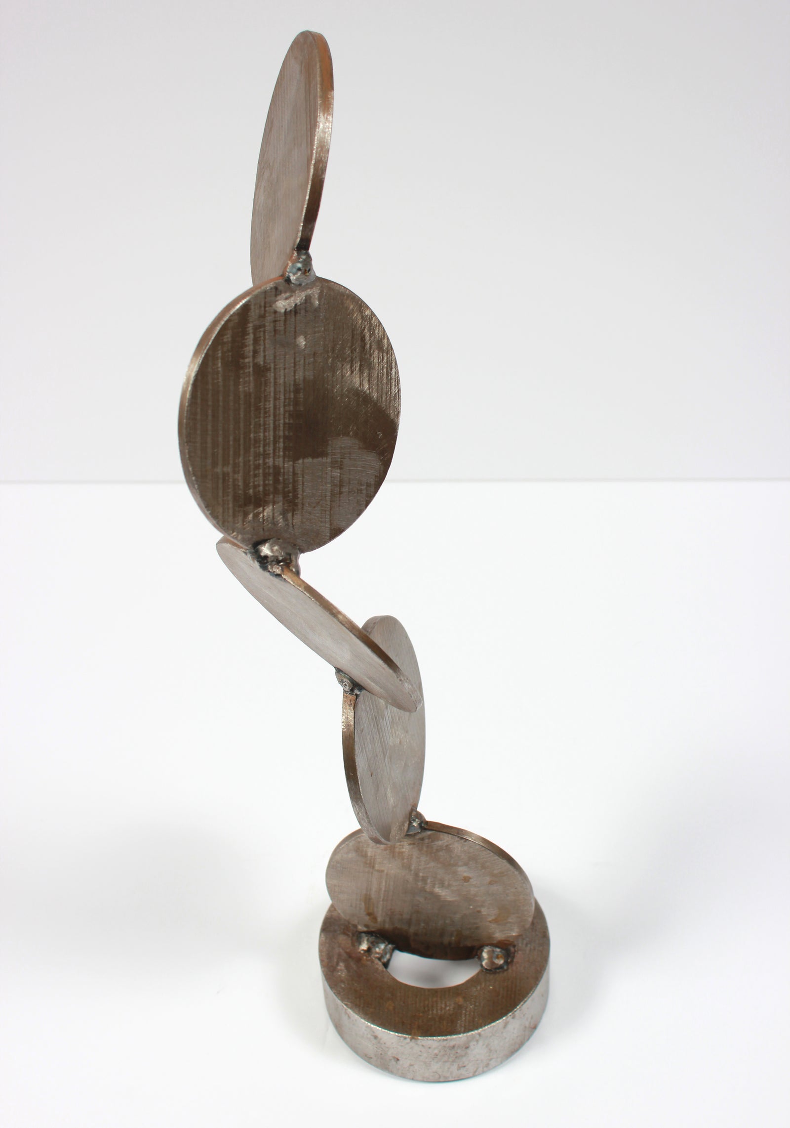 <i>Four Disks</i> <br>Welded Steel Sculpture <br><br>#A9182