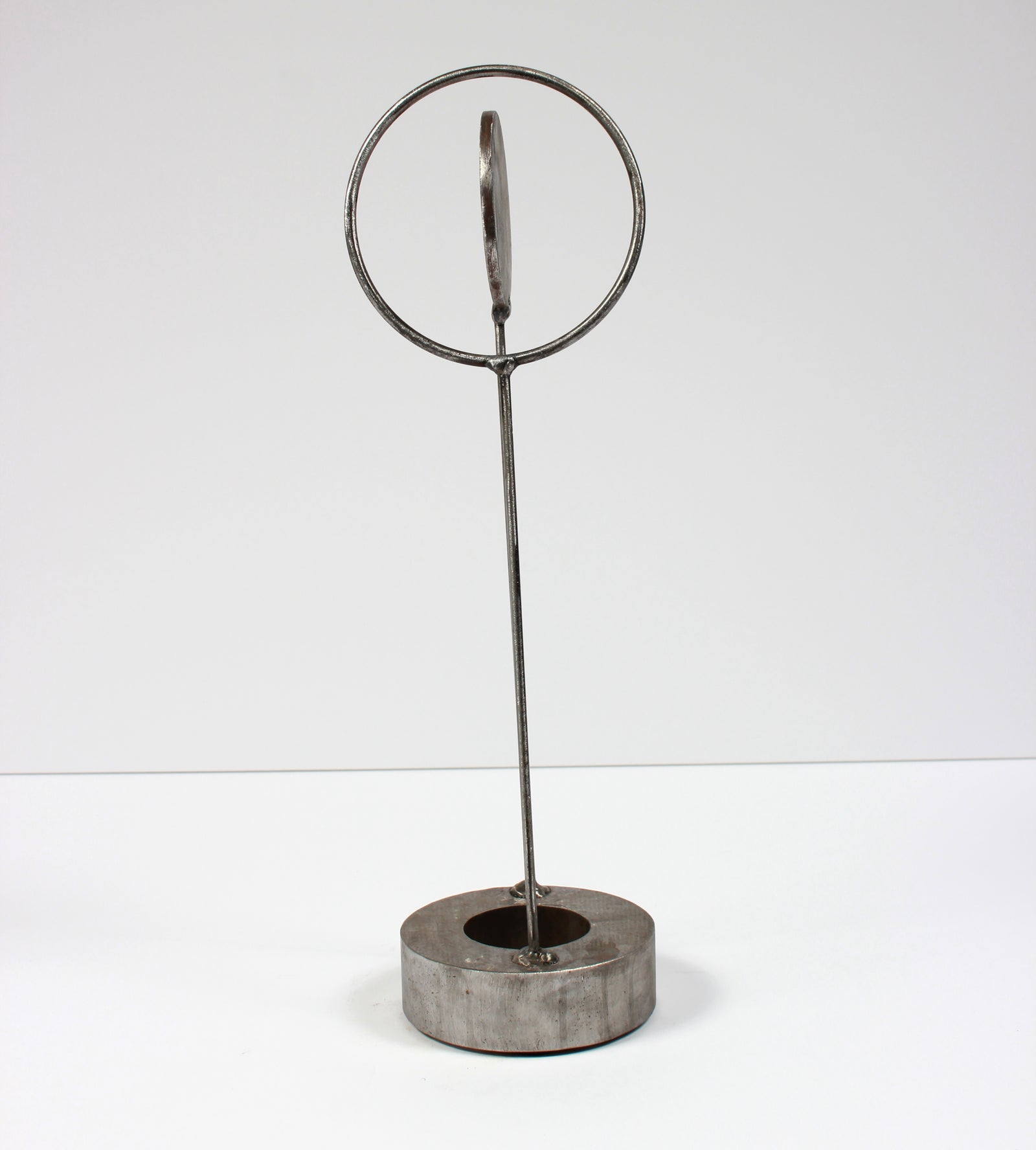 Ring & Disk Vintage Welded Steel Sculpture <br><br>#A9193