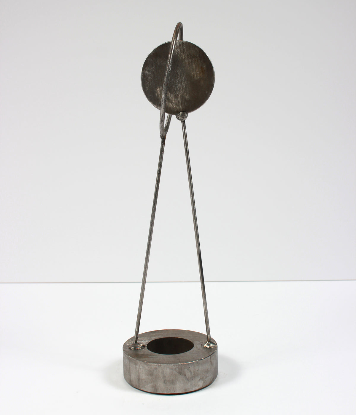 Ring & Disk Vintage Welded Steel Sculpture <br><br>#A9193