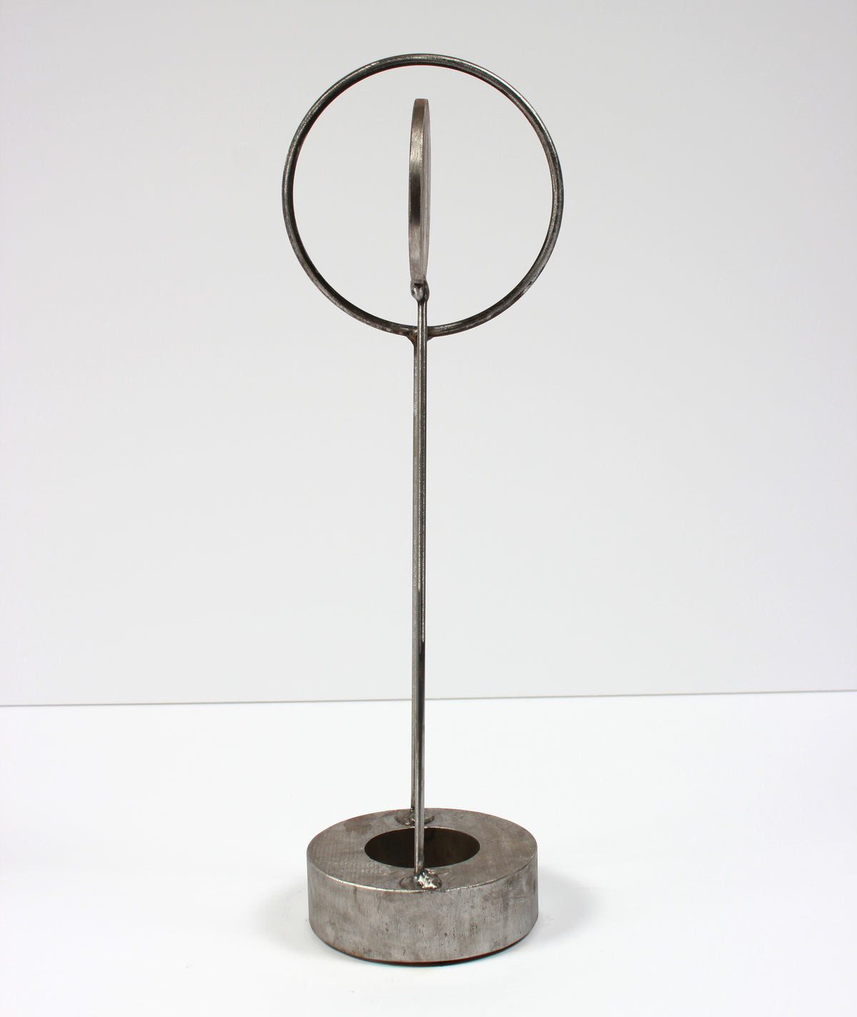 Ring & Disk Vintage Welded Steel Sculpture <br><br>#A9193