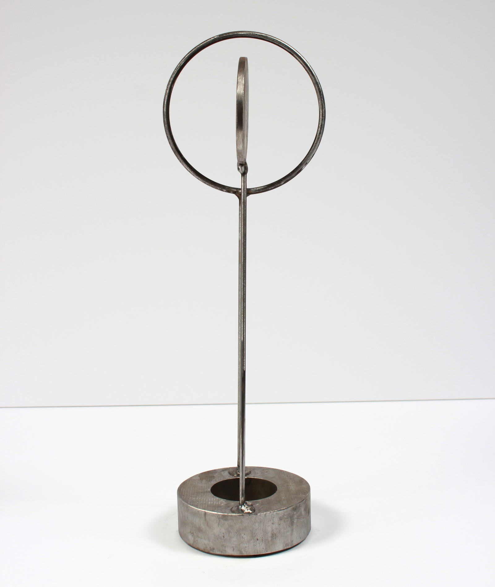 Ring & Disk Vintage Welded Steel Sculpture <br><br>#A9193