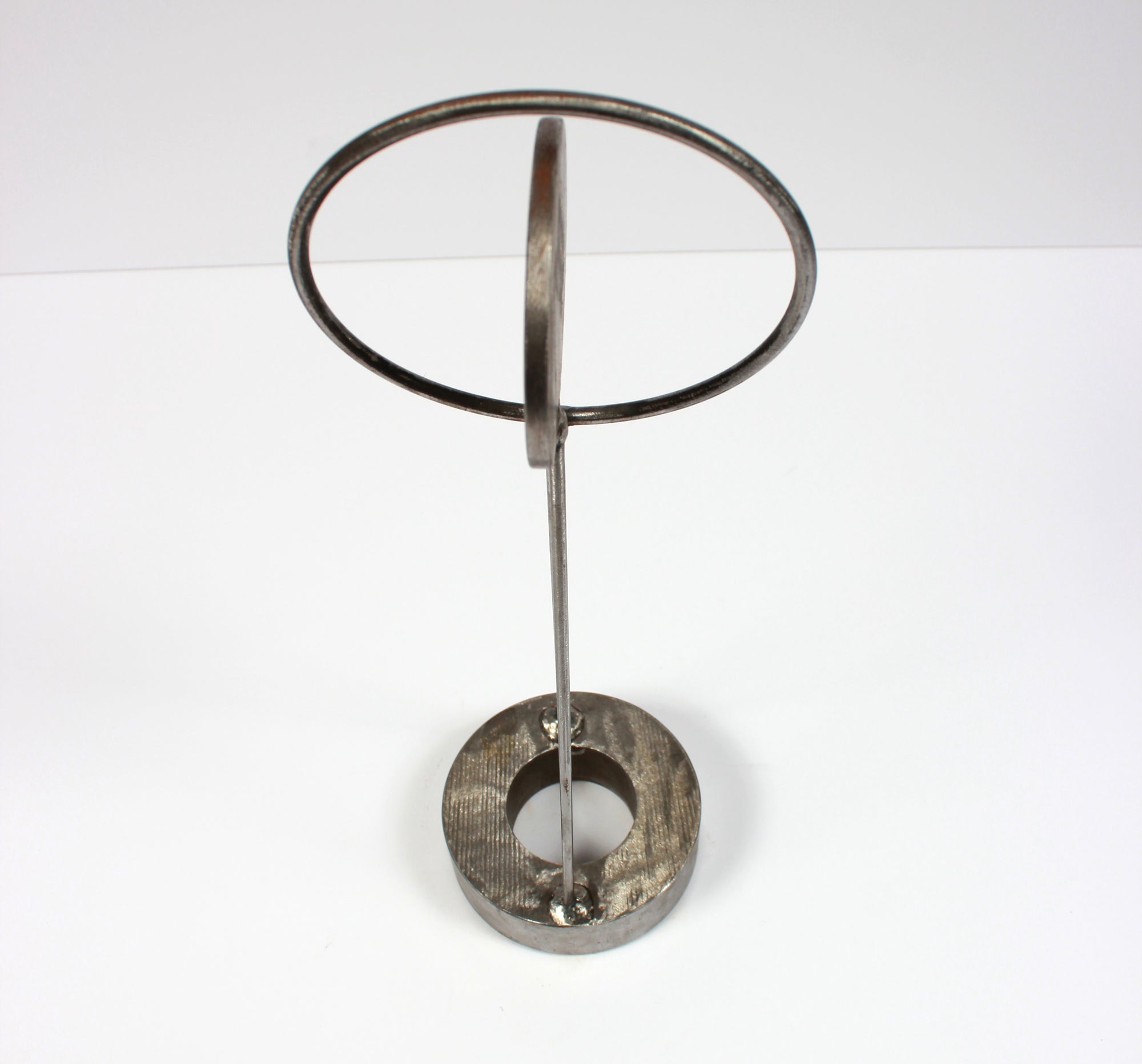 Ring & Disk Vintage Welded Steel Sculpture <br><br>#A9193