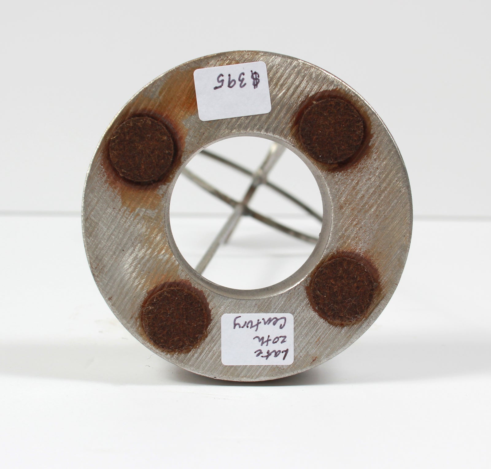 Ring & Disk Vintage Welded Steel Sculpture <br><br>#A9193