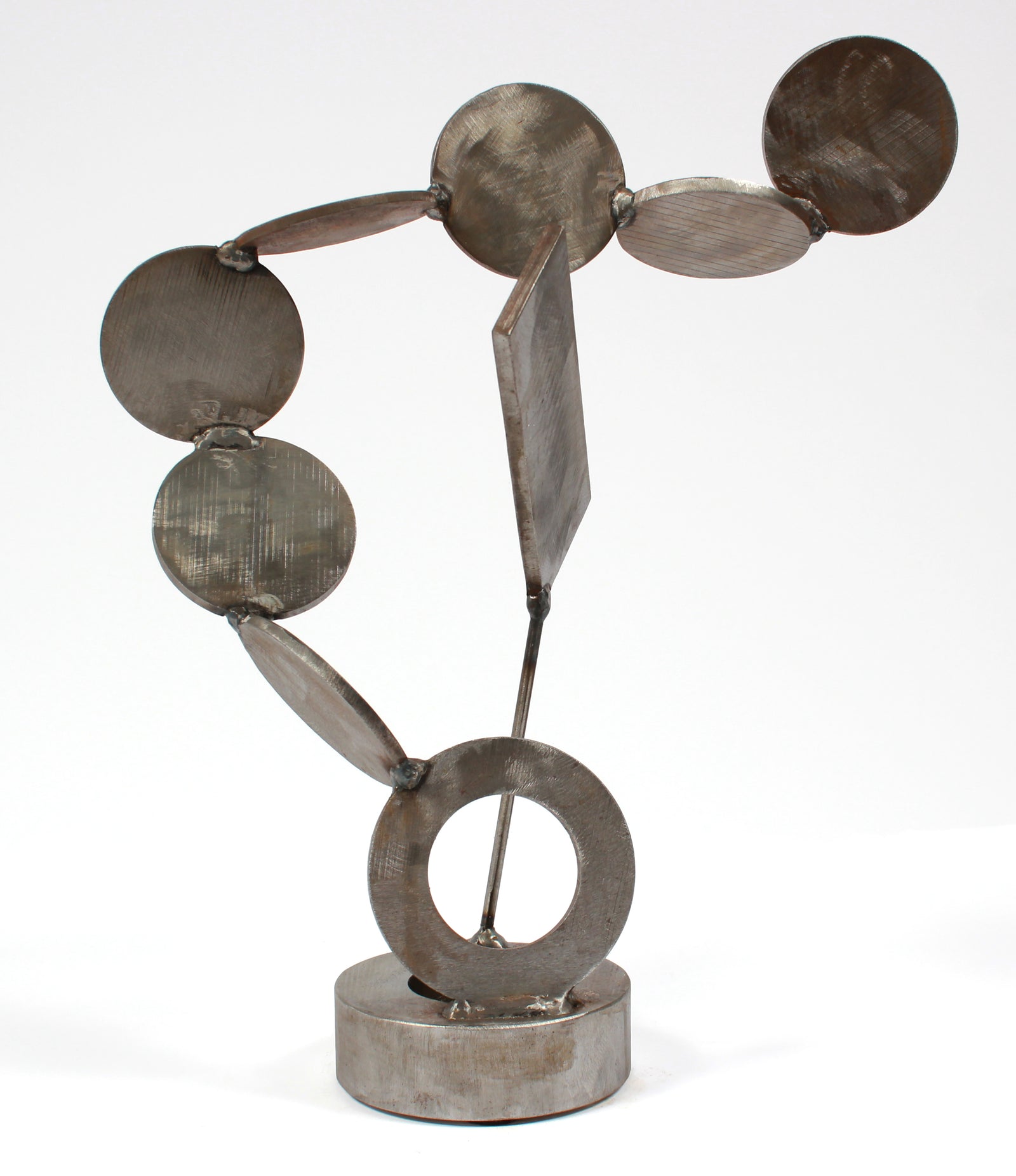 <i>Disks & Angles</i> <br>Welded Steel Sculpture <br><br>#A9200