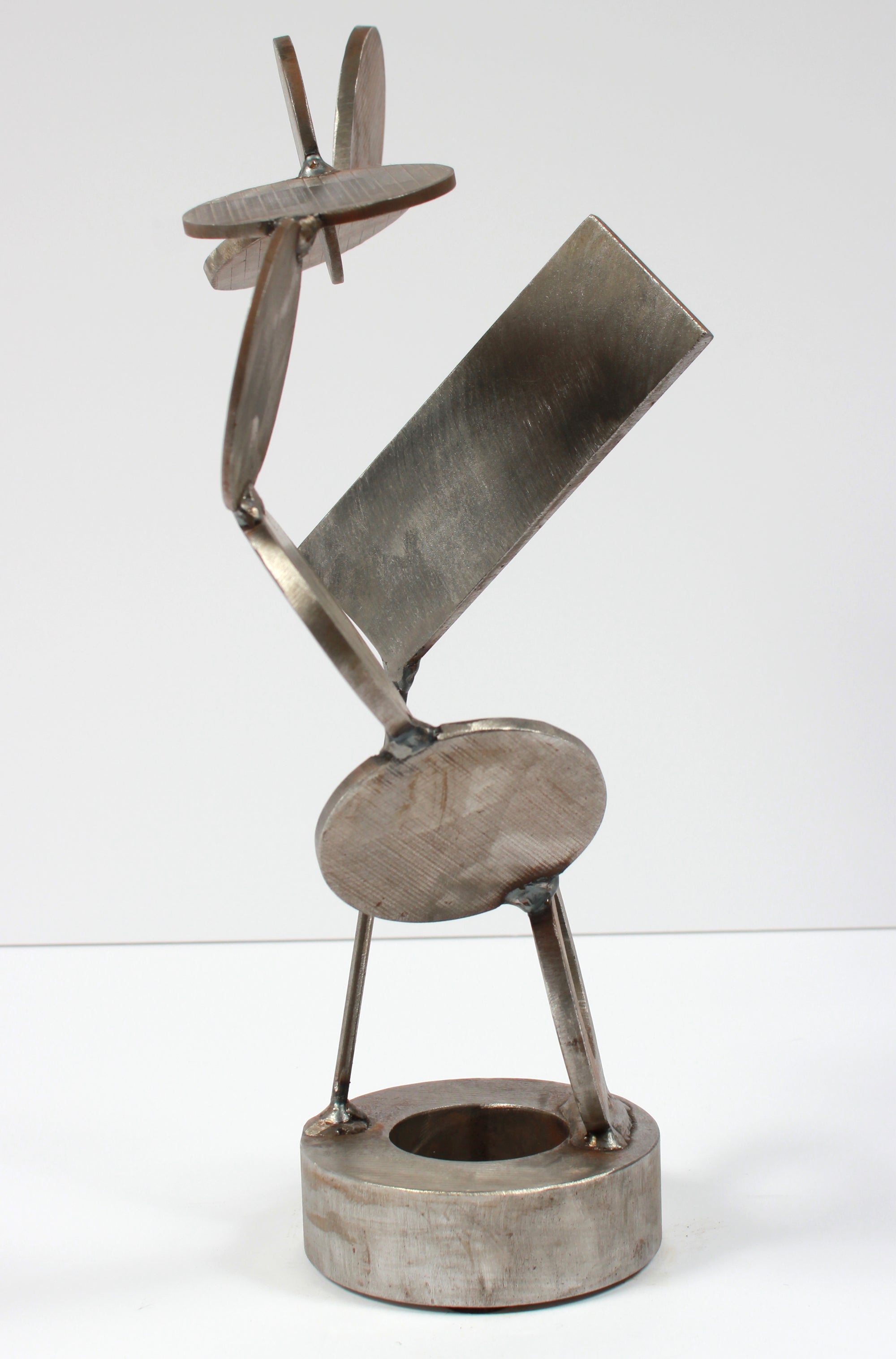 <i>Disks & Angles</i> <br>Welded Steel Sculpture <br><br>#A9200