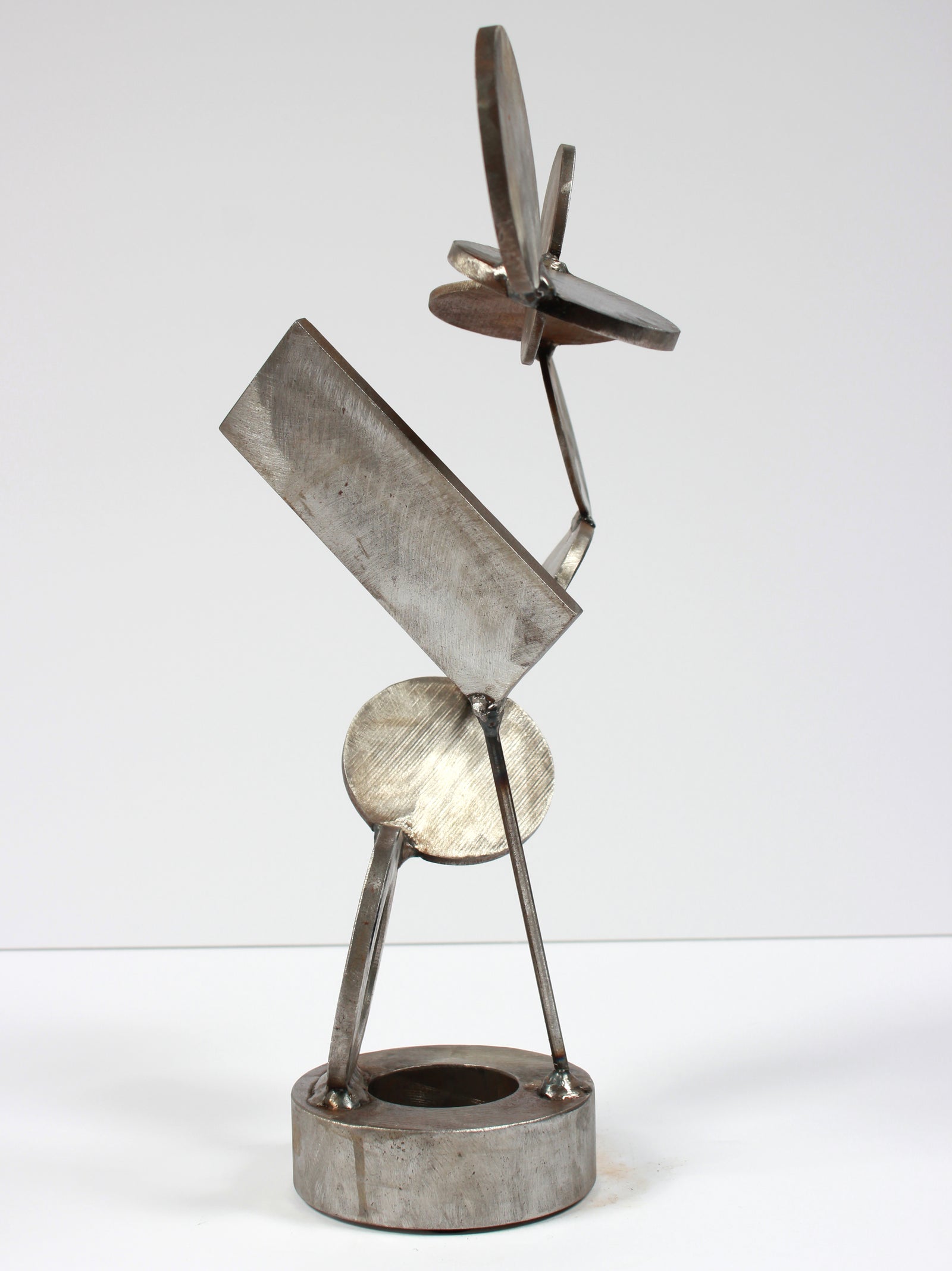 <i>Disks & Angles</i> <br>Welded Steel Sculpture <br><br>#A9200