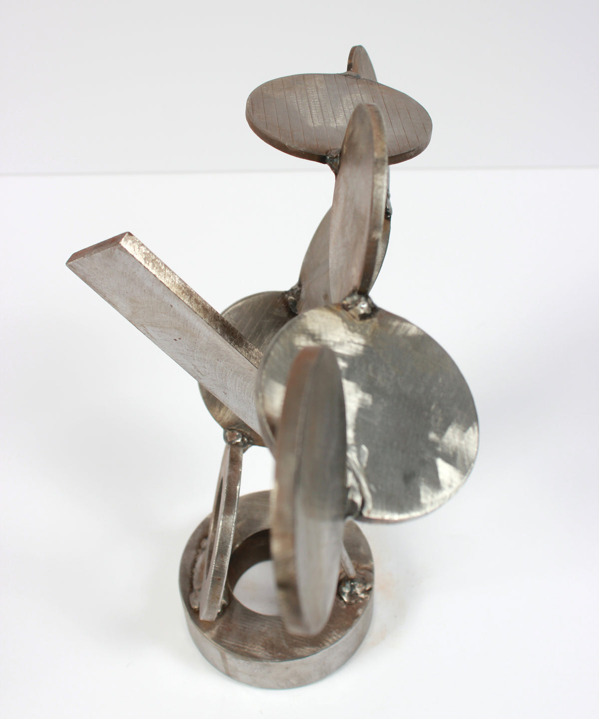 <i>Disks & Angles</i> <br>Welded Steel Sculpture <br><br>#A9200