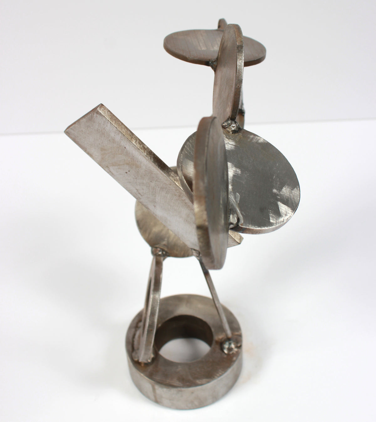 <i>Disks & Angles</i> <br>Welded Steel Sculpture <br><br>#A9200
