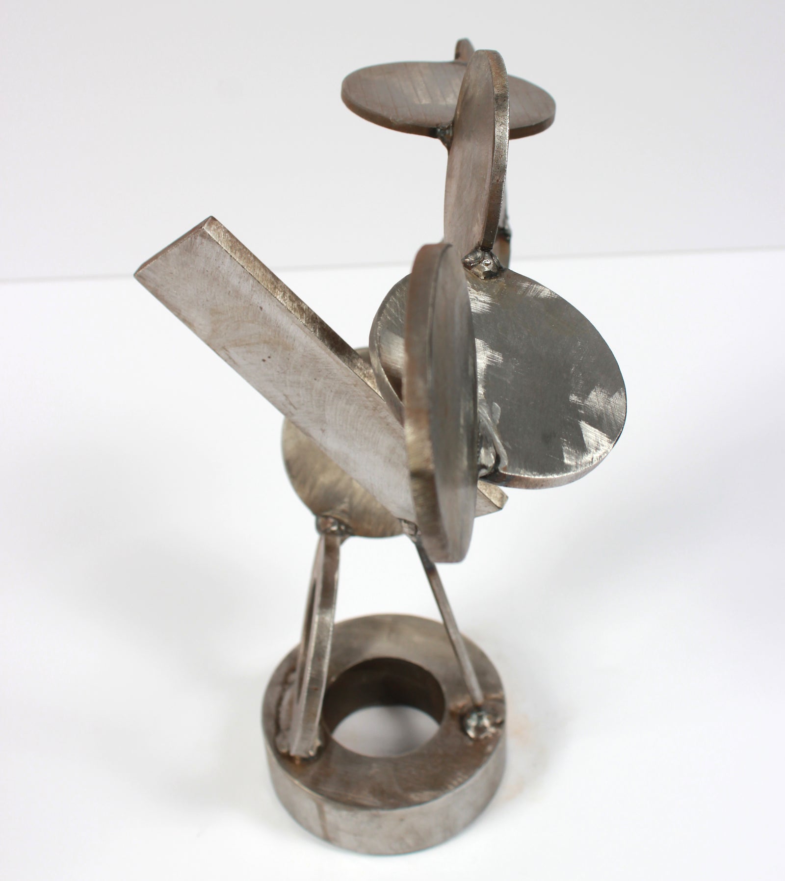 <i>Disks & Angles</i> <br>Welded Steel Sculpture <br><br>#A9200