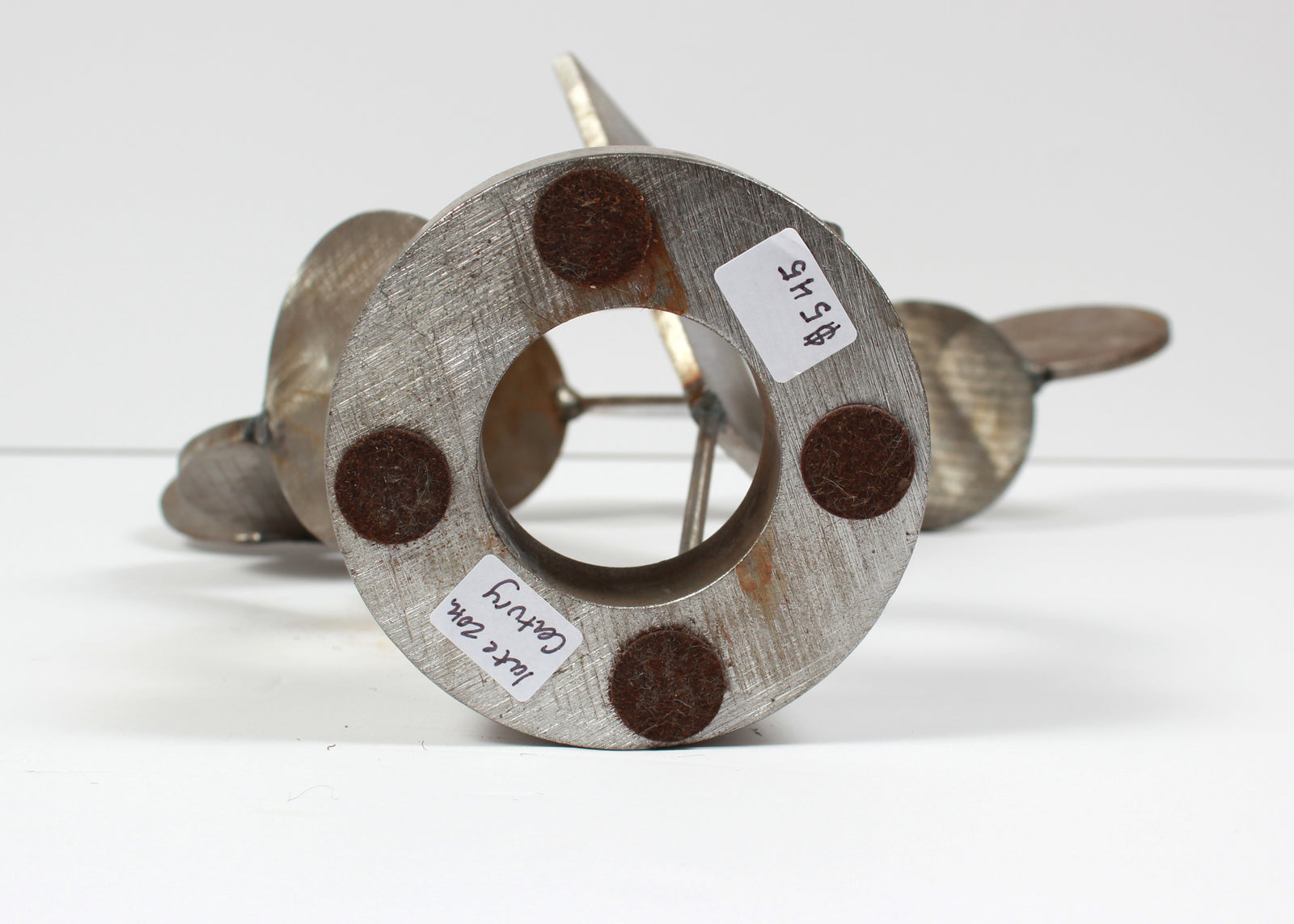 <i>Disks & Angles</i> <br>Welded Steel Sculpture <br><br>#A9200