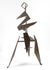 Angular Geometric Standing Form <br>20th Century Welded Steel <br><br>#A9298