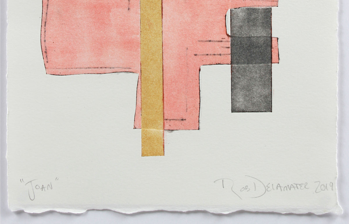 <i>Joan</i> <br>2019 Mixed Media Monotype <br><br>#A9352