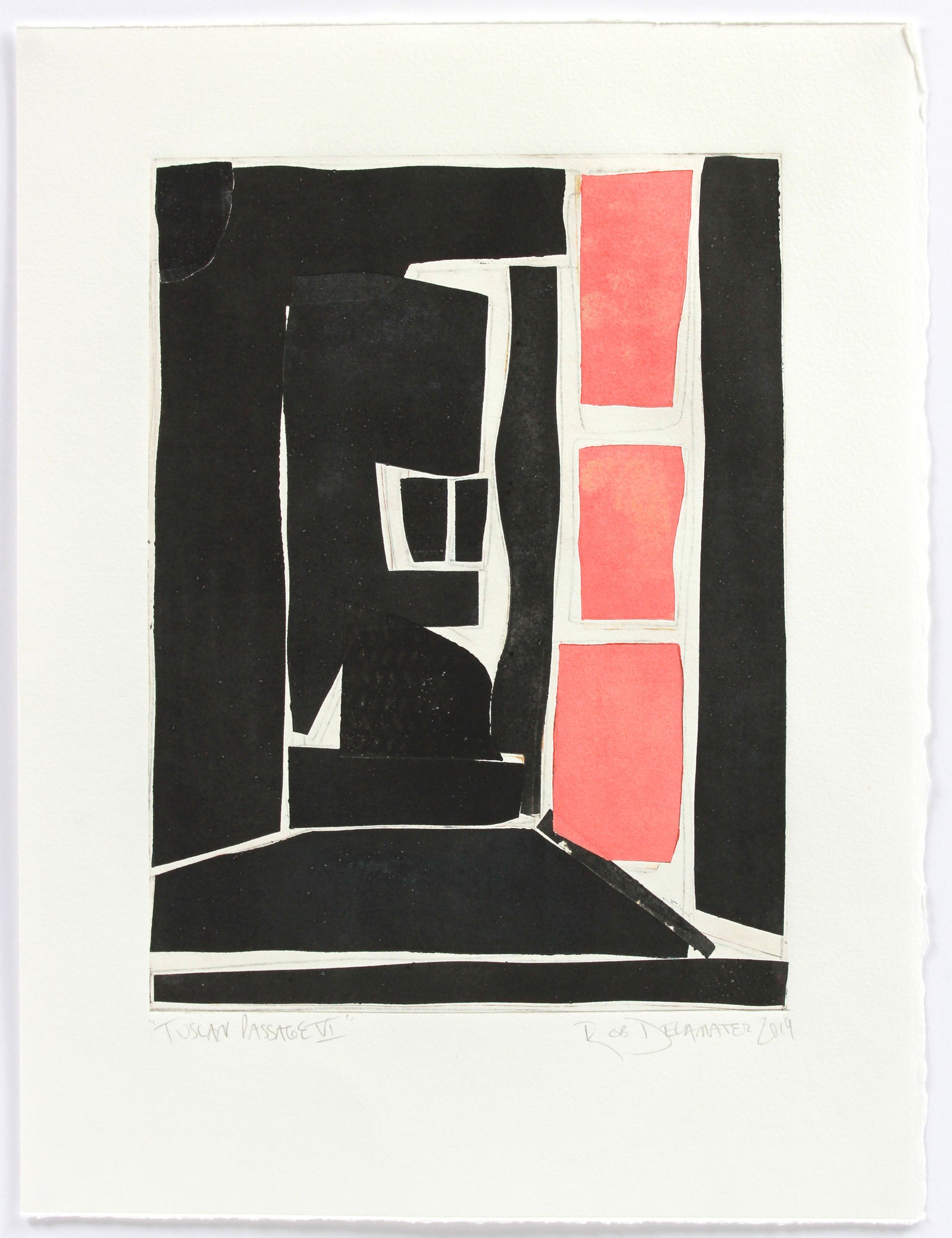 <i>Tuscan Passage VI</i> <br>2019 Monotype <br><br>#A9362