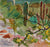 <i>Saguaros, Organpipes & Cholla</i> <br>1988 Watercolor <br><br>#A9369