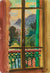 <i>The Window on Villefranche</i> <br>1965 Watercolor & Graphite <br><br>#A9376