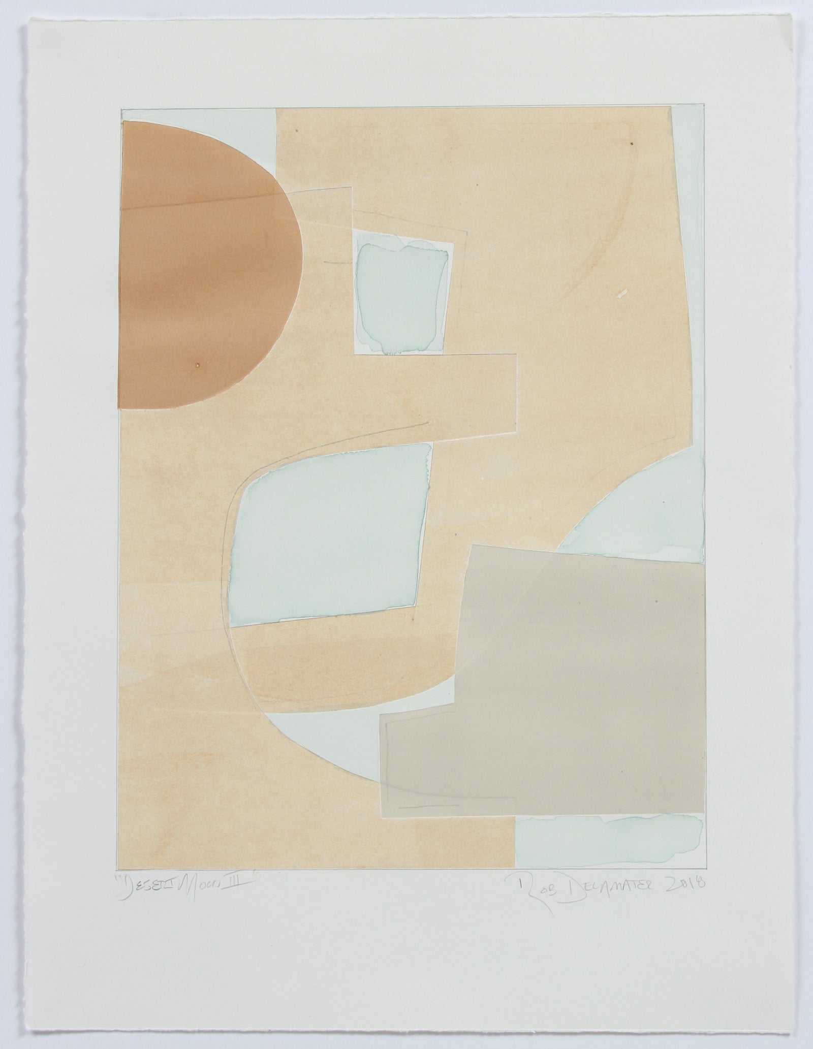 <i>Desert Moon III</i> <br>2018 Monotype <br><br>#A9434